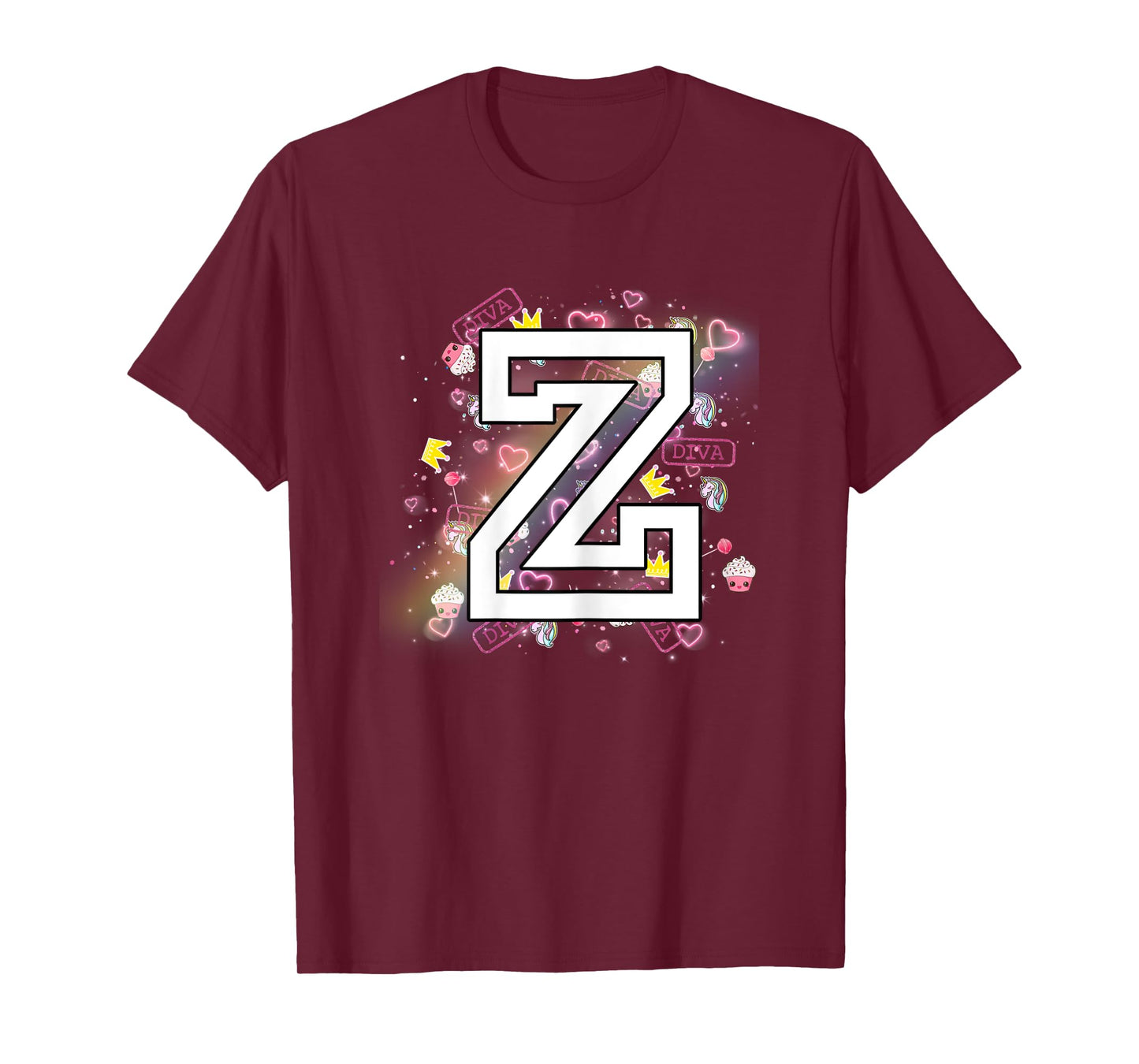 Kids Letter Z Clothing For a Girl Who's Name Starts With Z T-Shirt