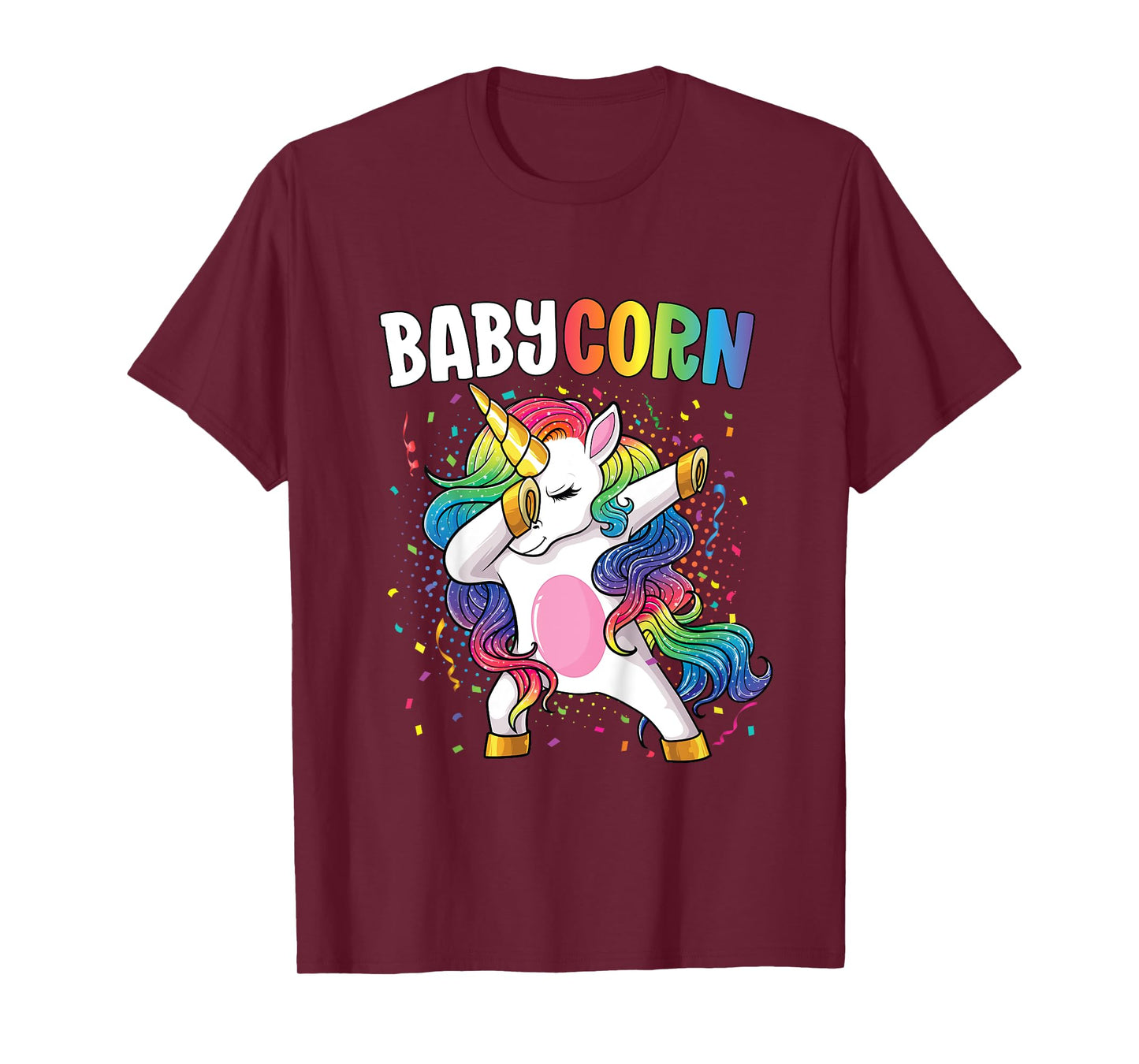 Babycorn Kids Unicorn Birthday Dabbing Unicorn Baby T-Shirt