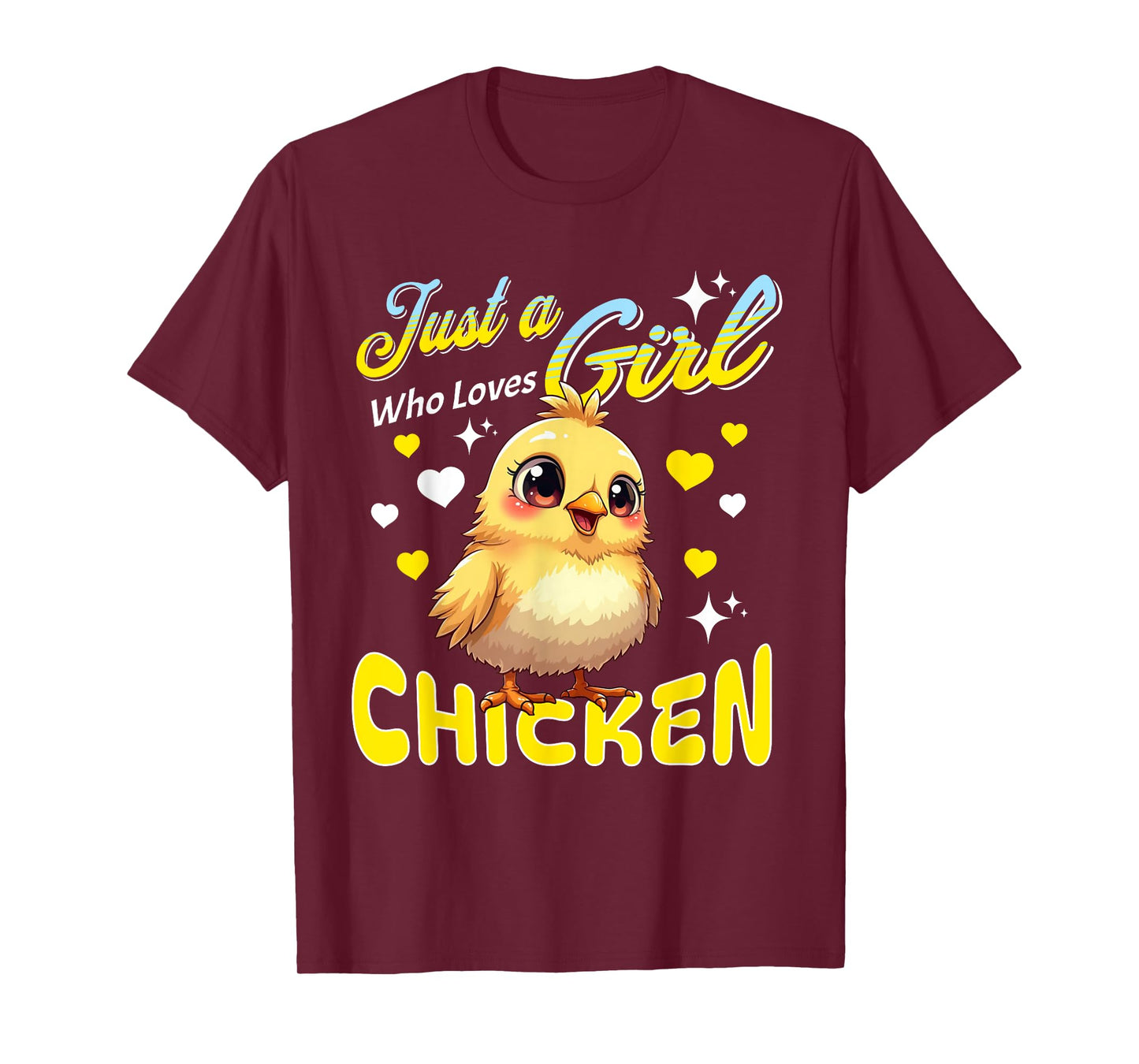 Just a Girl Who Loves Chicken Dress for Women and Kids T-Shirt