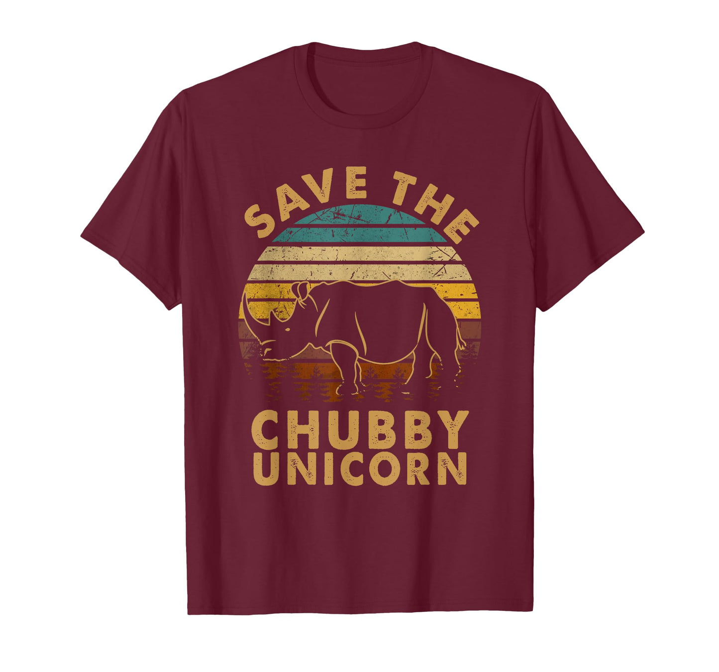 Classic Arts Save The Chubby Unicorn Lovely Animals Outfits T-Shirt