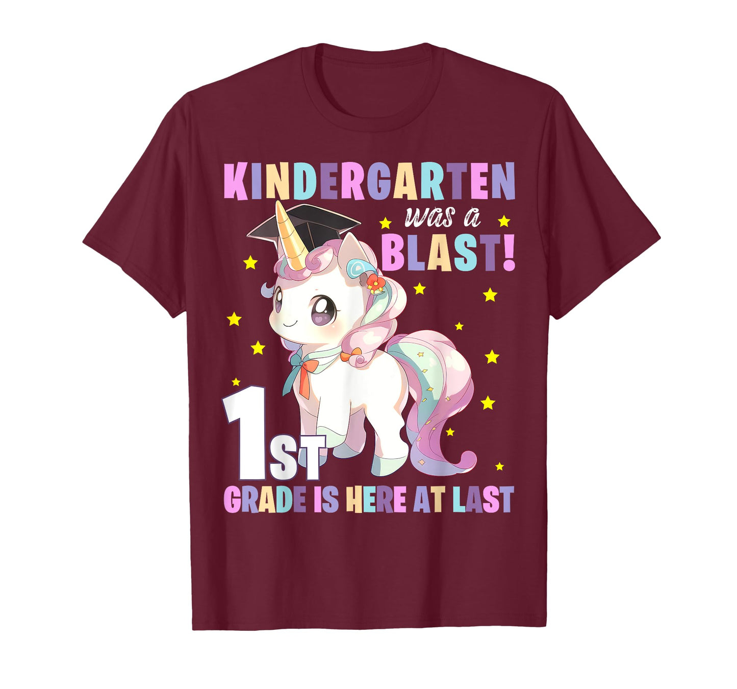 Kindergarten Graduation Unicorn Kindergarten Graduate Girls T-Shirt