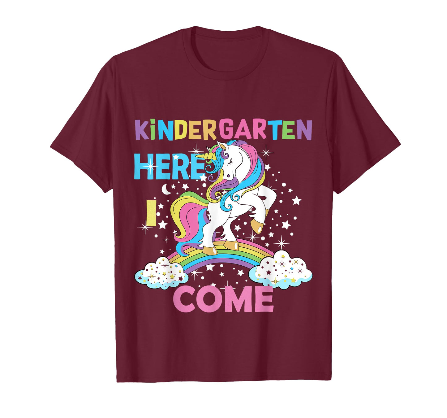 Unicorn Kindergarten Here I come School Kindergarten Girl T-Shirt