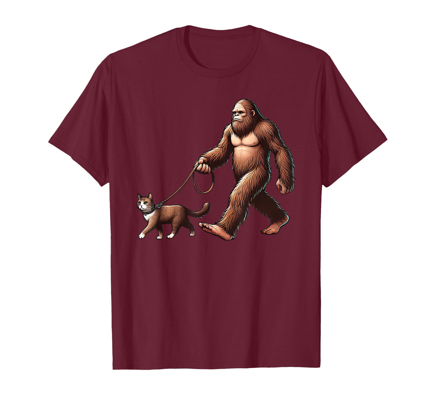 Funny Cat Bigfoot Sasquatch T-Shirt