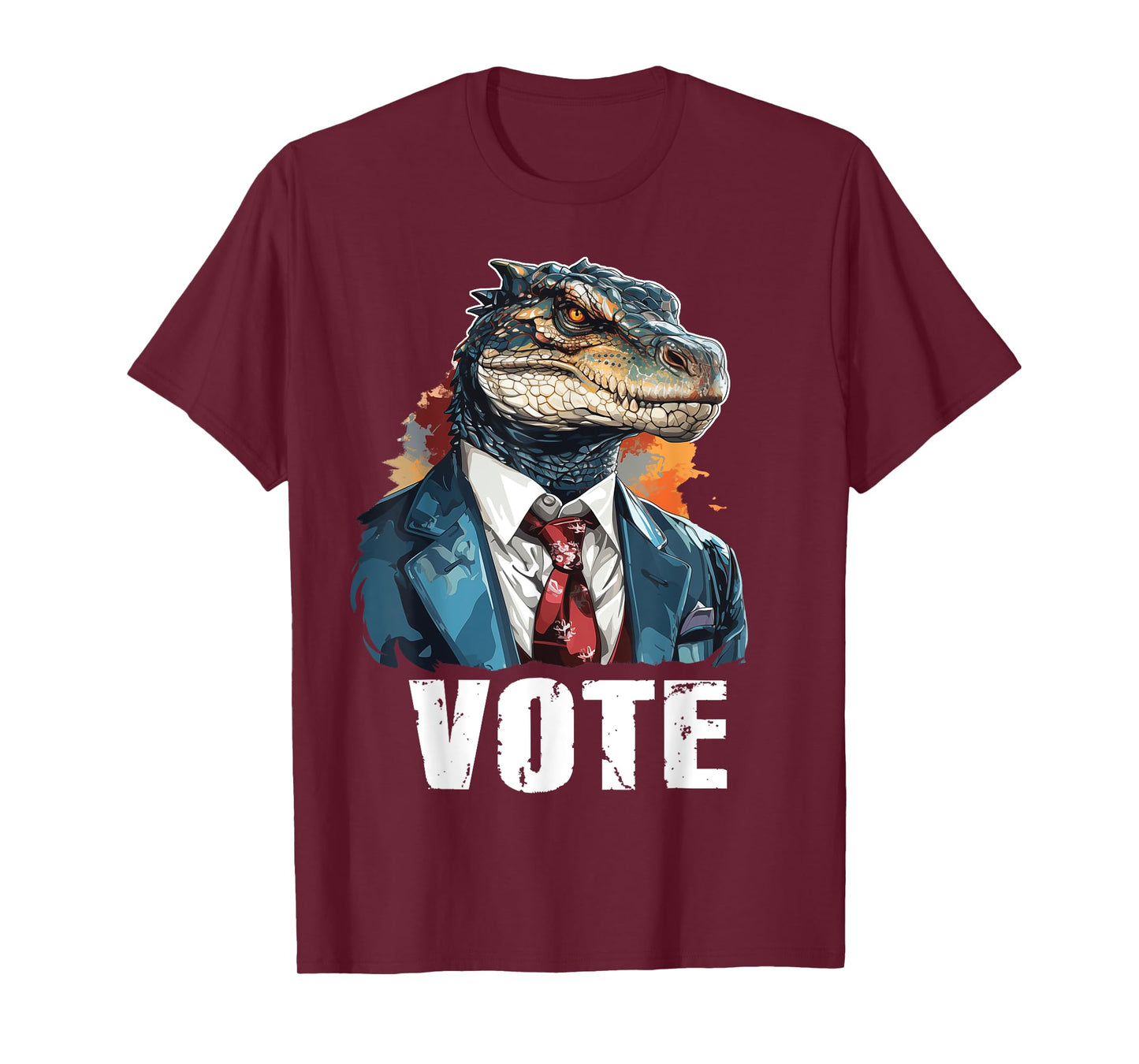 Vote - Funny Reptilian For President Election Voting Lizard T-Shirt
