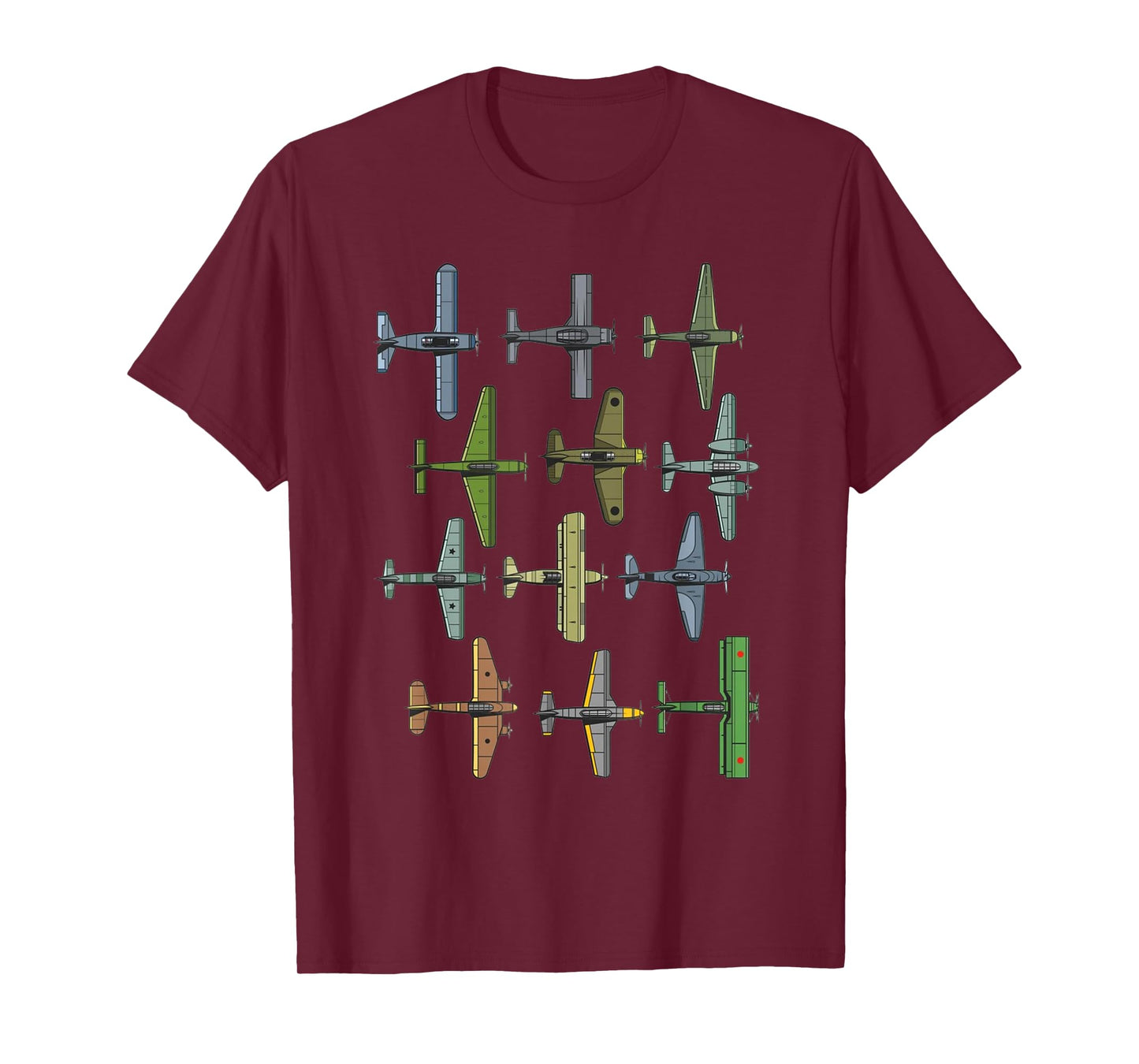 WW2 Planes Warbirds Warplanes T-Shirt
