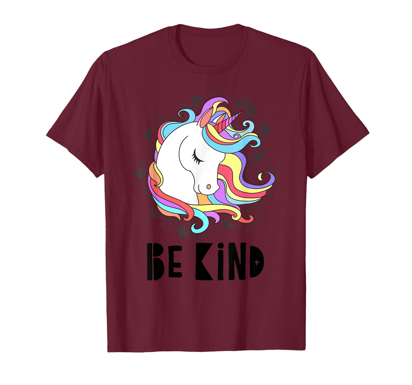 Be Kind Choose Kindness Anti Bullying Cute Rainbow Unicorn T-Shirt