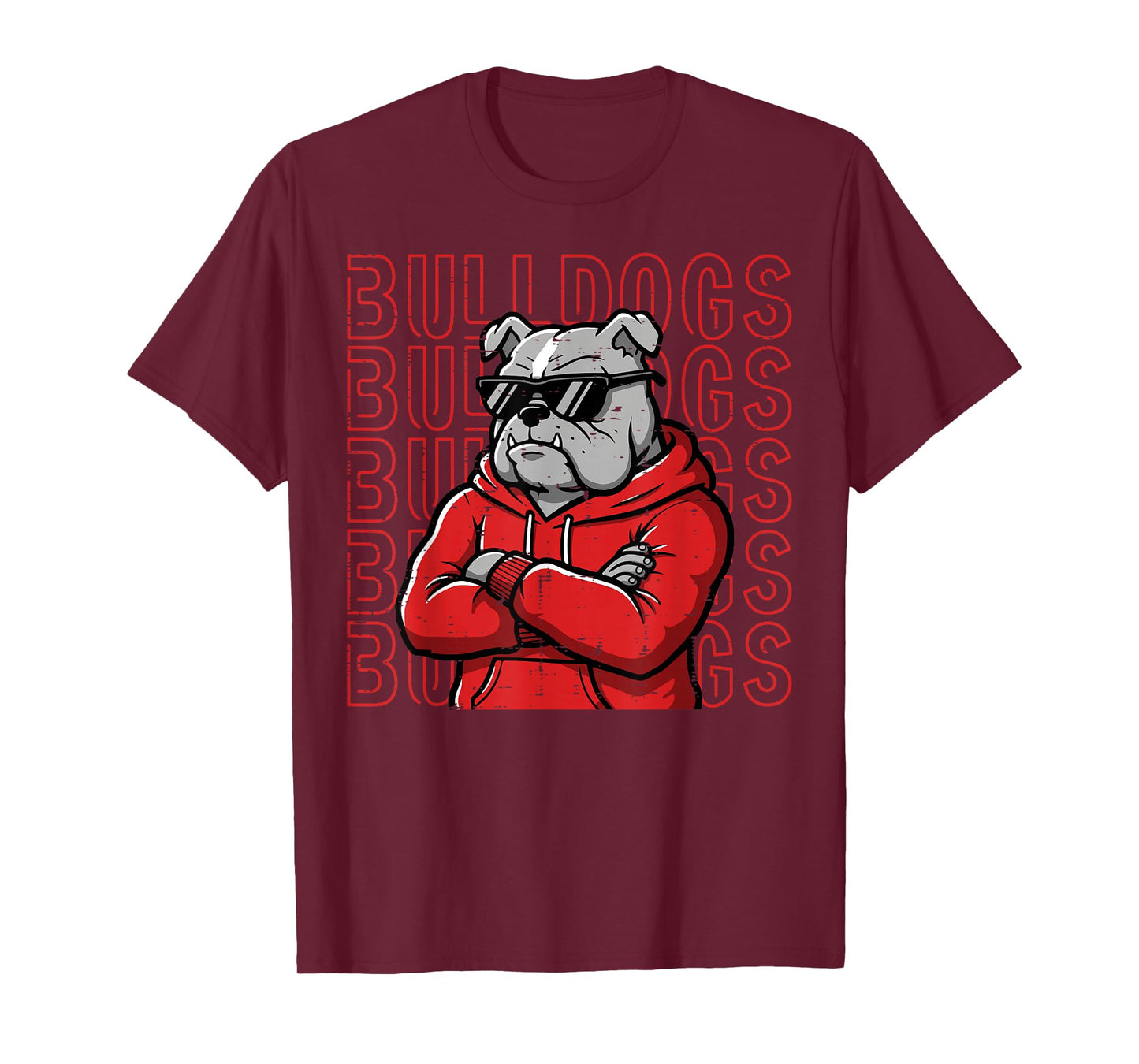 Bulldog Women Kids Boys Girls Men Youth Teen T-Shirt