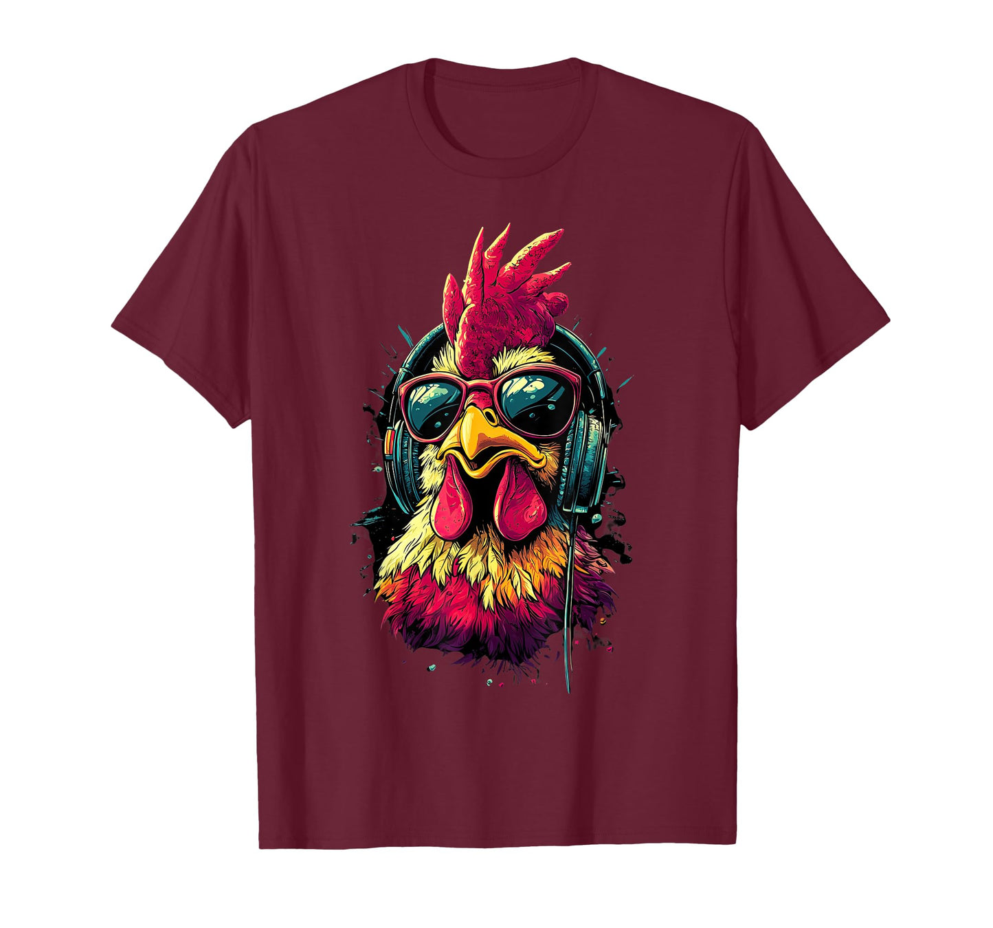 Funny Chicken cool Graffiti Urban art street T-Shirt