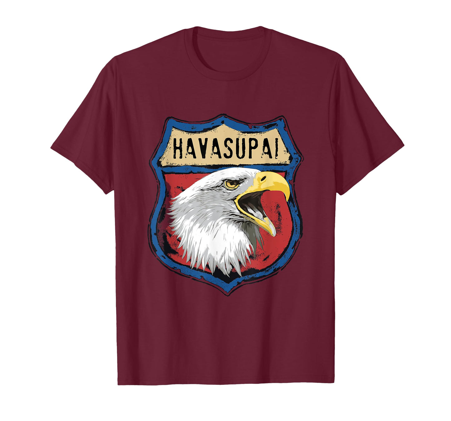 Havasupai American Indian Tribe Eagle Insterstate Badge T-Shirt