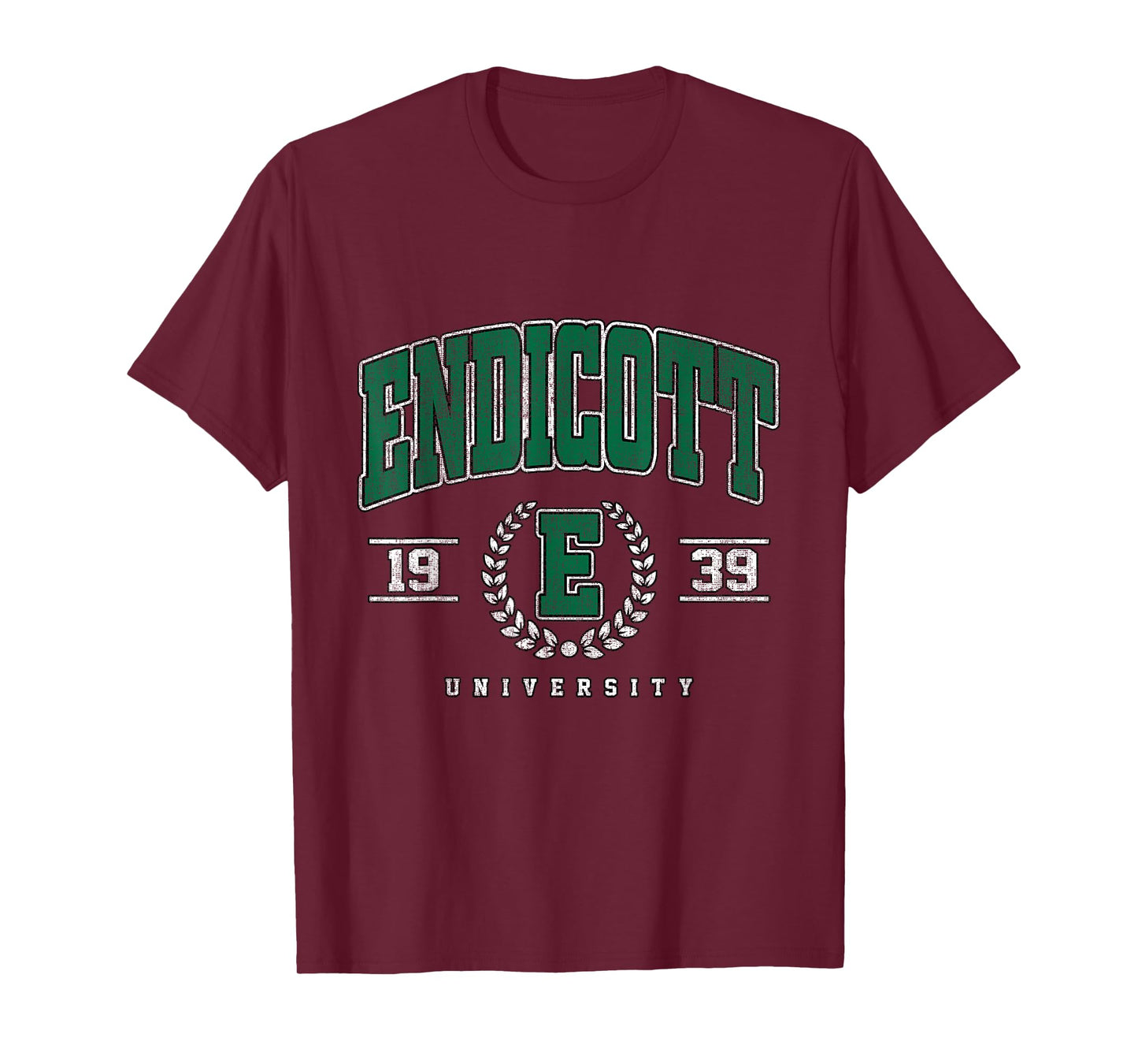 Endicott of Technology Arch Retro for Men Women T-Shirt