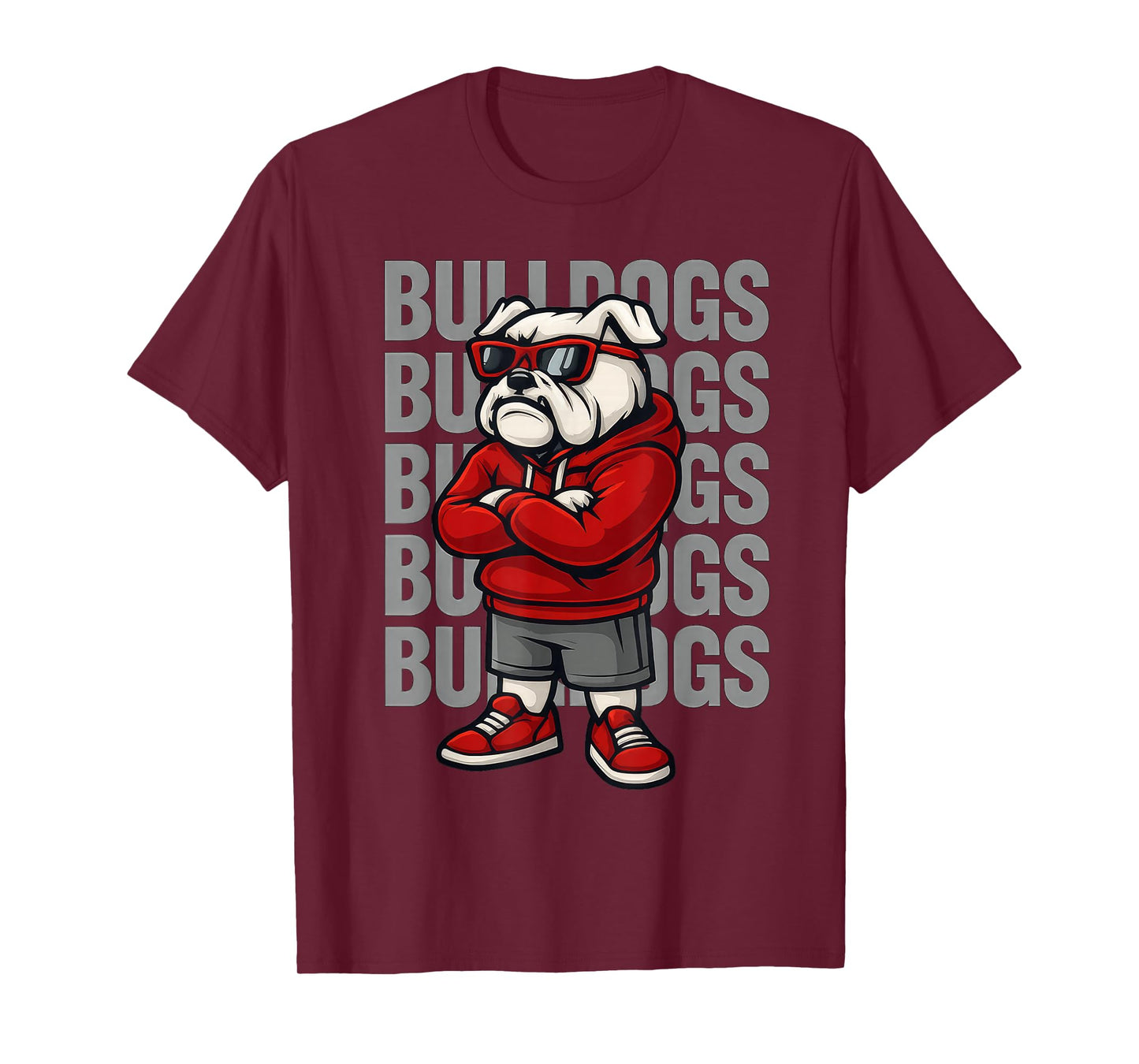 Retro Bulldogs Gift for Men Women Boys Girls Kids T-Shirt