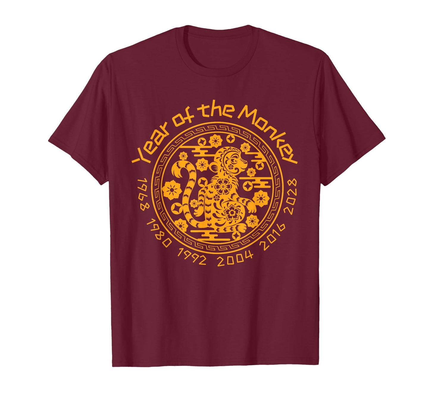 Chinese Year of the Monkey Zodiac Sign T-Shirt