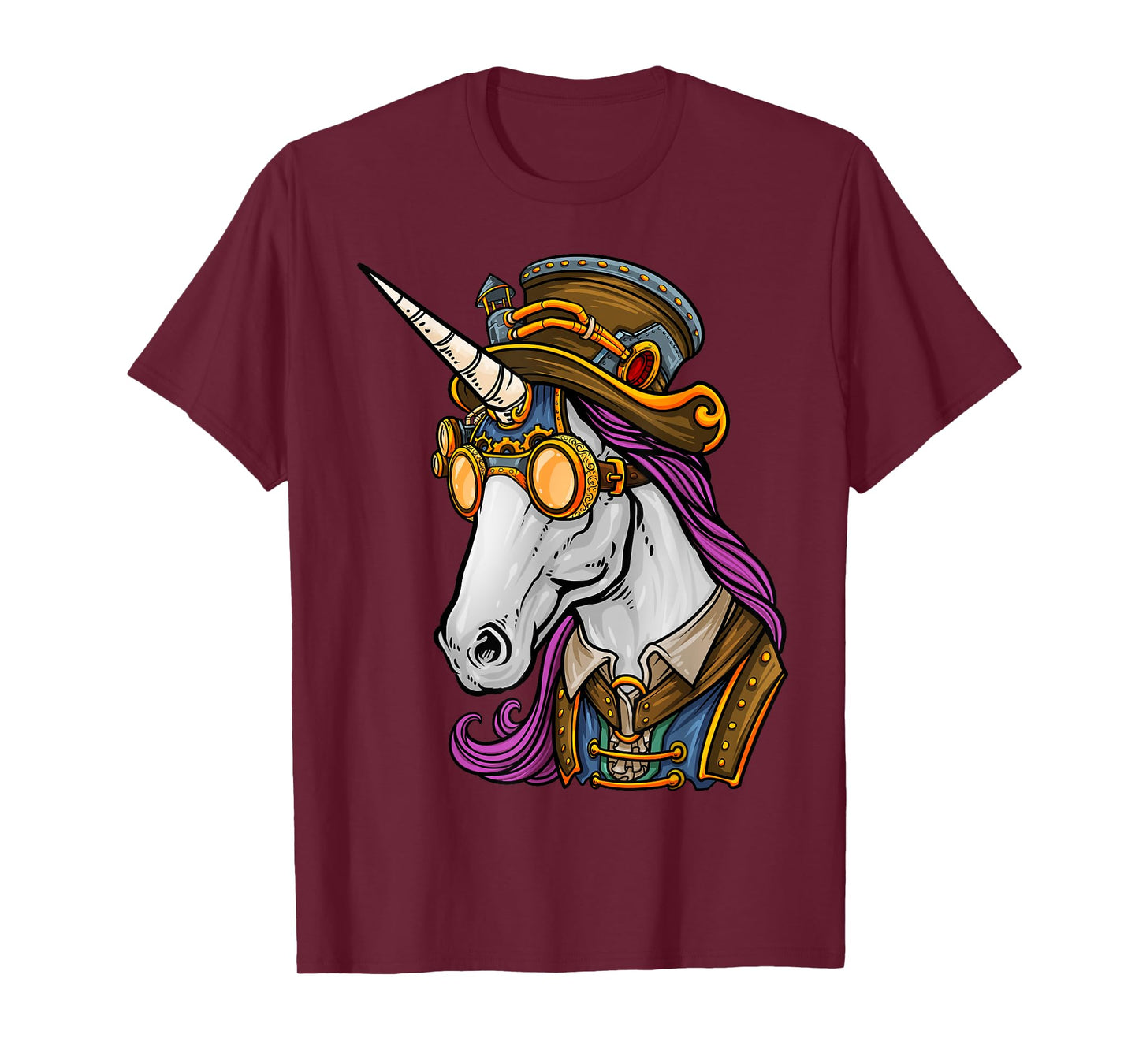 Steampunk Gothic Unicorn Mechanical Animal Unicorn Lover T-Shirt