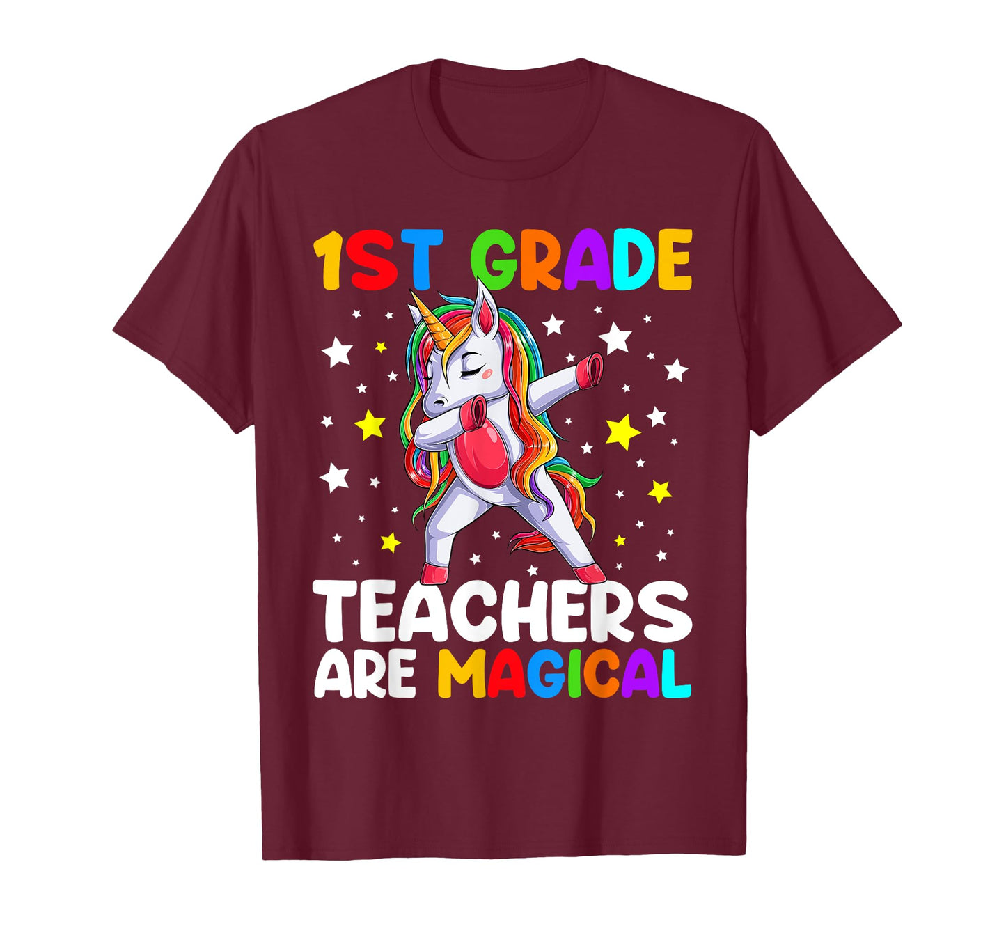 1st Grade Teachers Are Magical Unicorn Back To School T-Shirt for Men Women Kids
