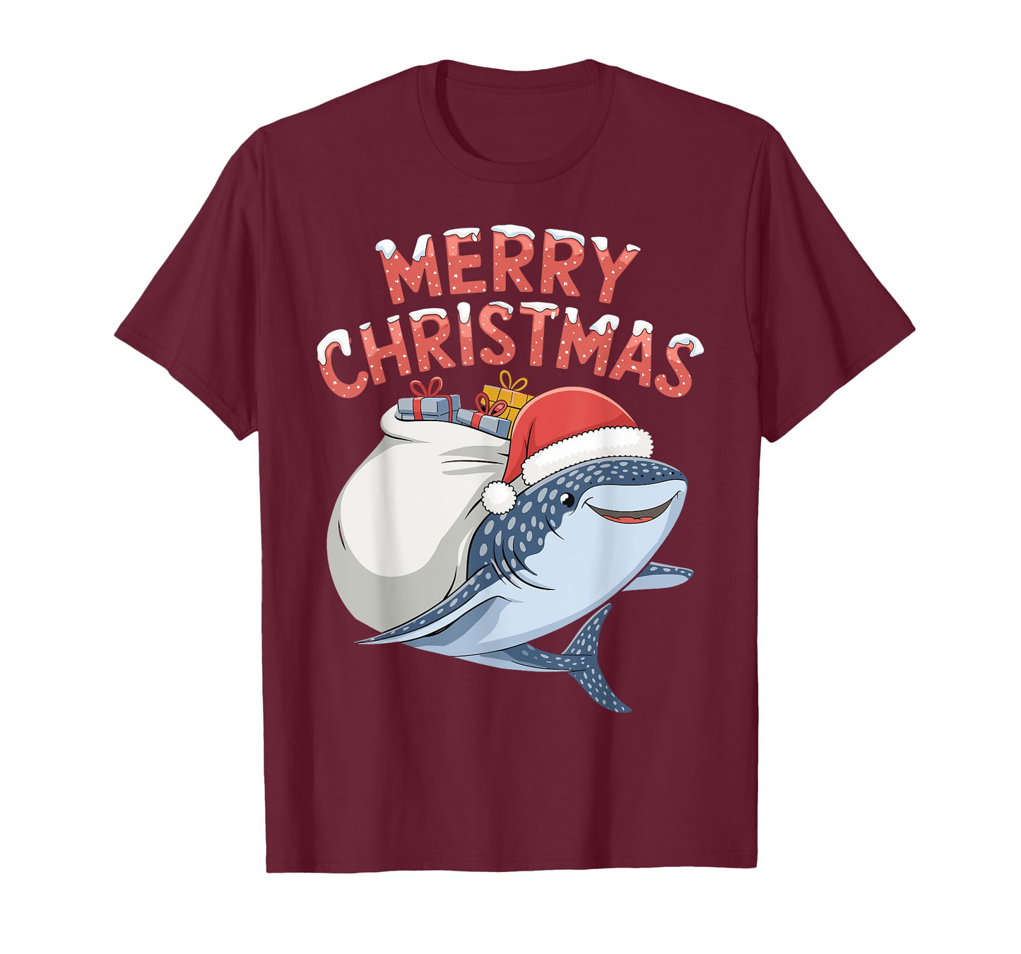 Merry Christmas Whale Shark T-Shirt