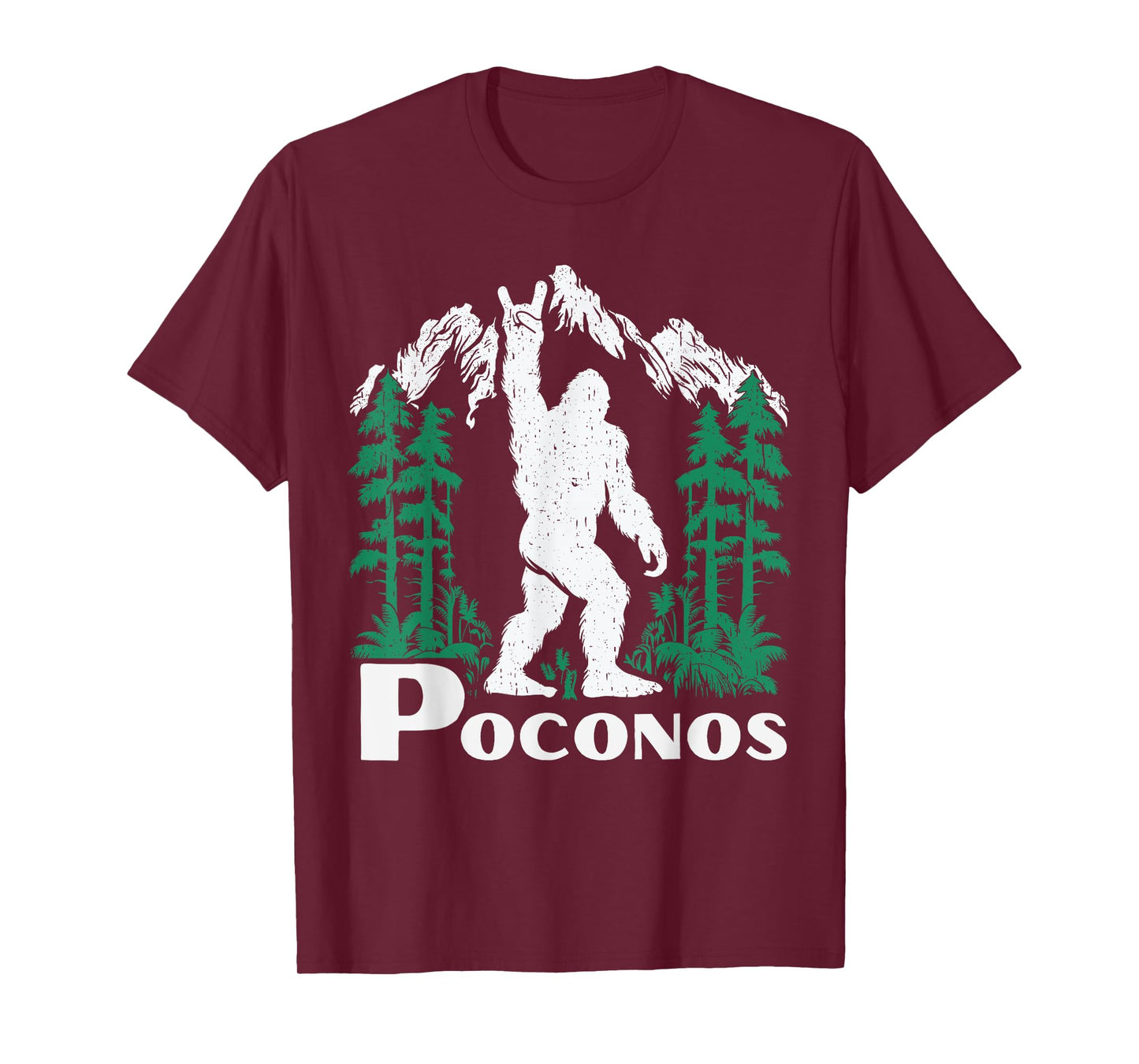Poconos Bigfoot, Pocono Mountains, Poconos T-Shirt