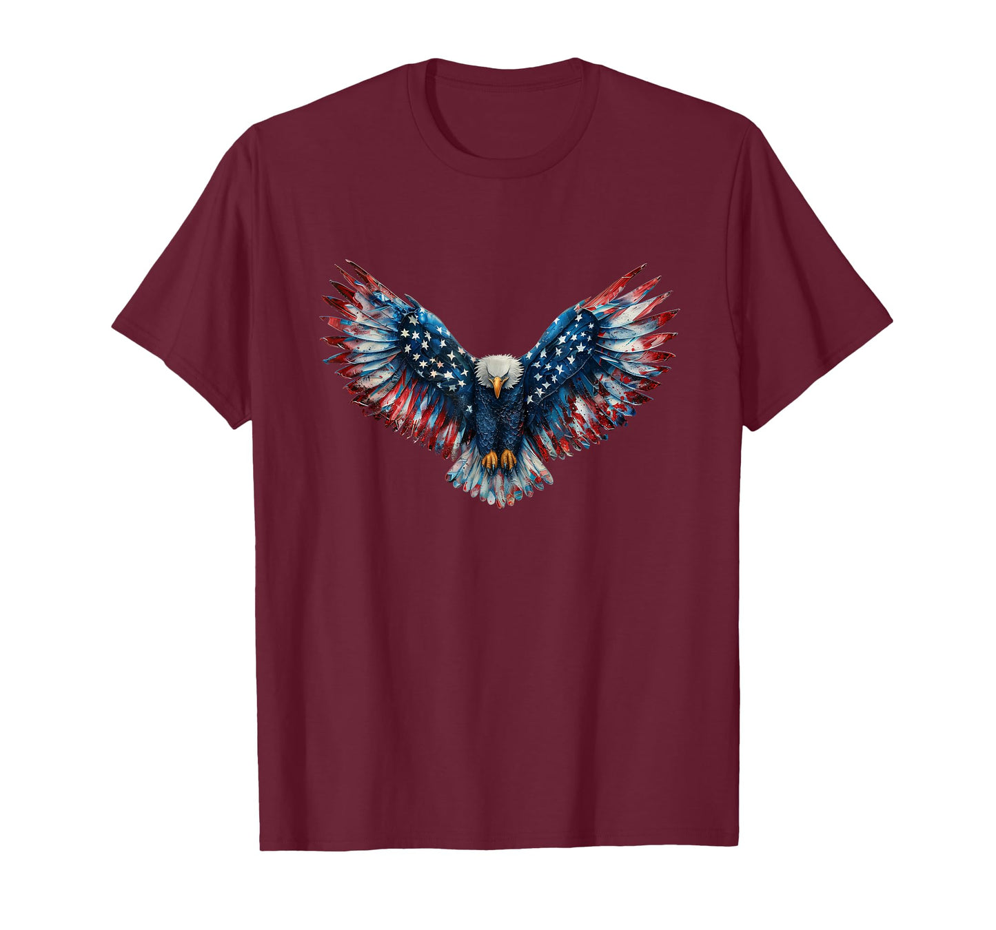 Patriotic American Design Bald Eagle Flag Love America USA T-Shirt