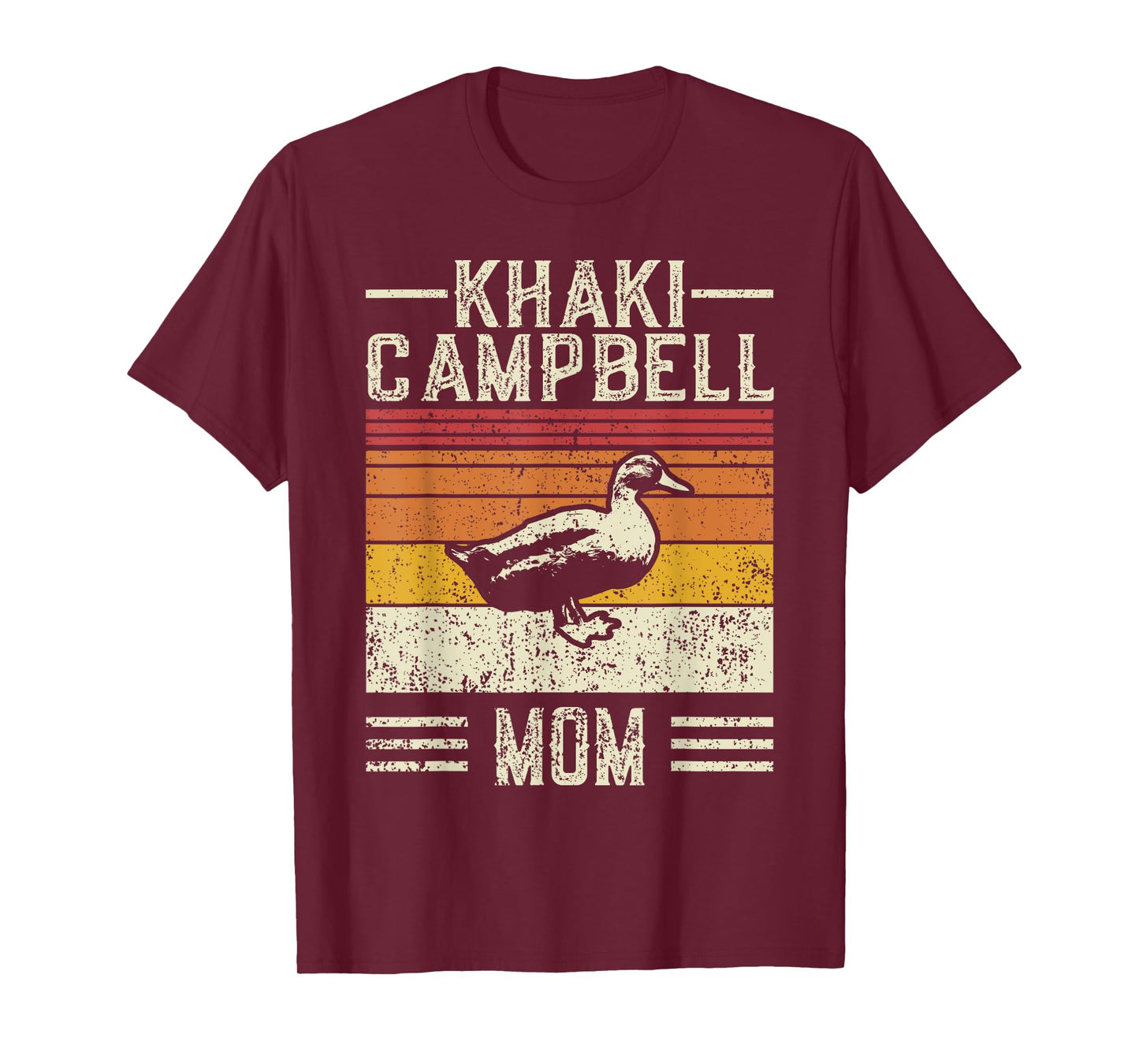 Best Duck Mom Women - Vintage Khaki Campbell T-Shirt