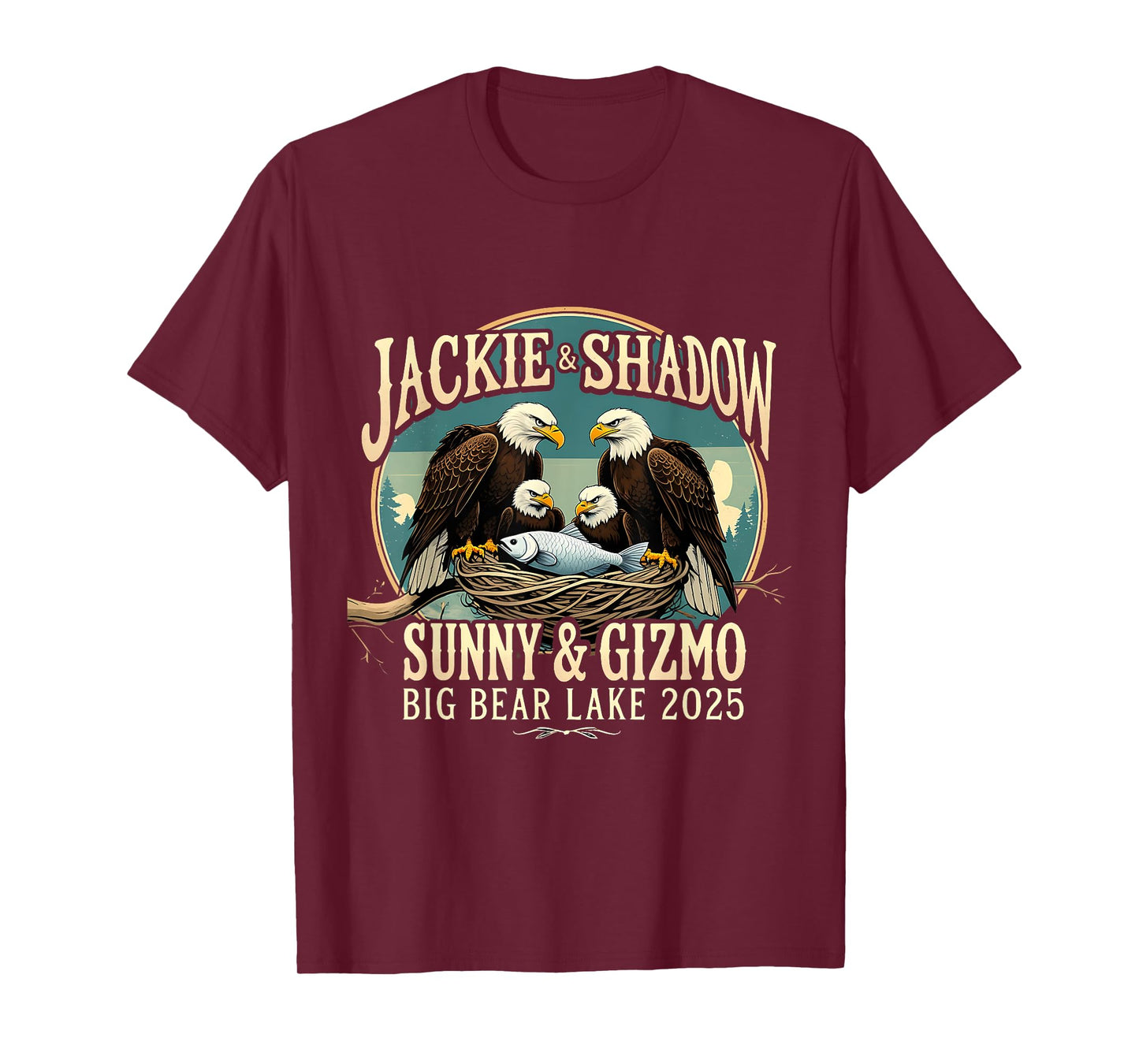 Jackie Shadow Big Bear Lake 2025 Eagle Nest Art T-Shirt