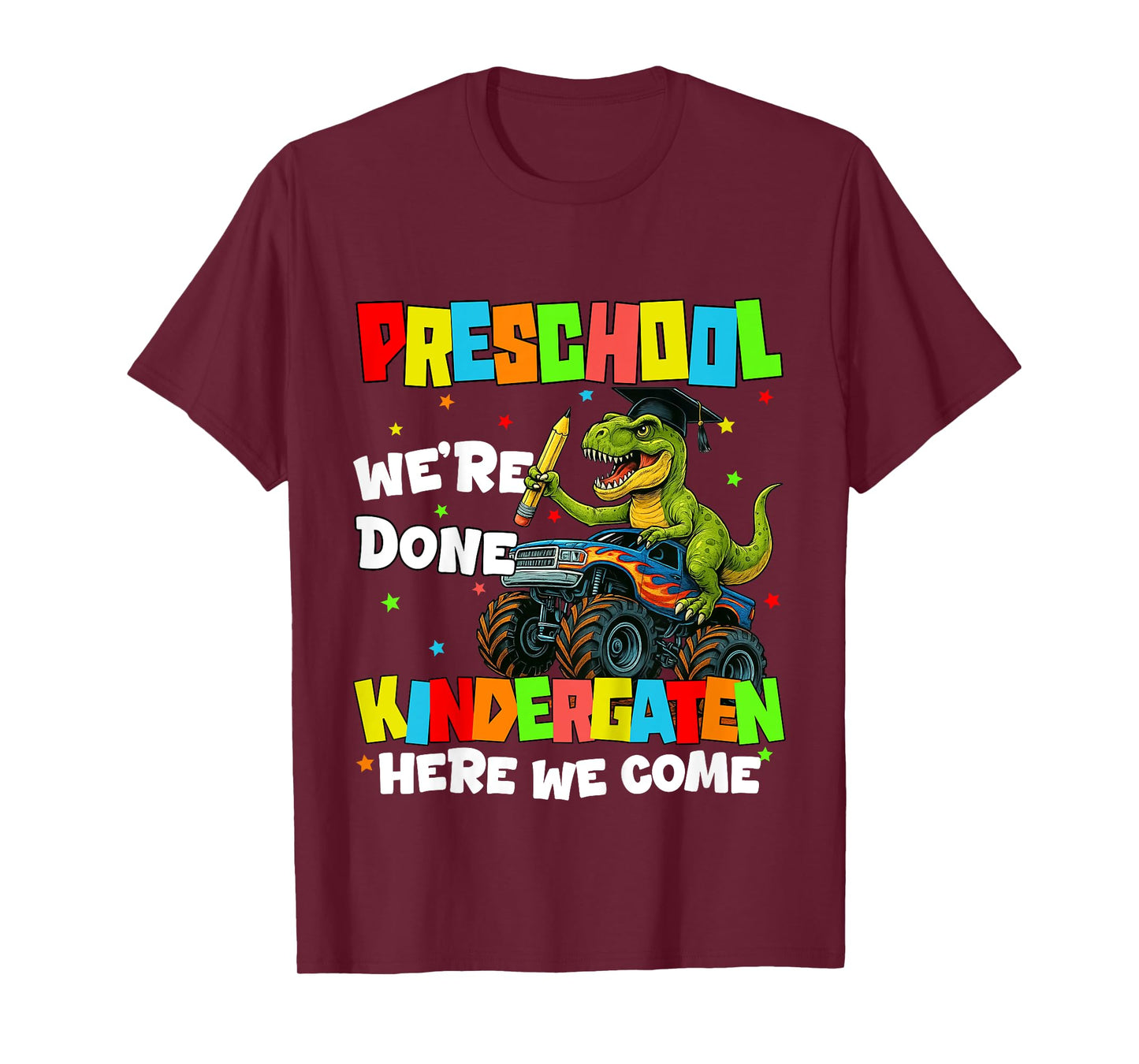 Kids Last Day Of Preschool Were Done Graduation Grad Boys Kids T-Shirt