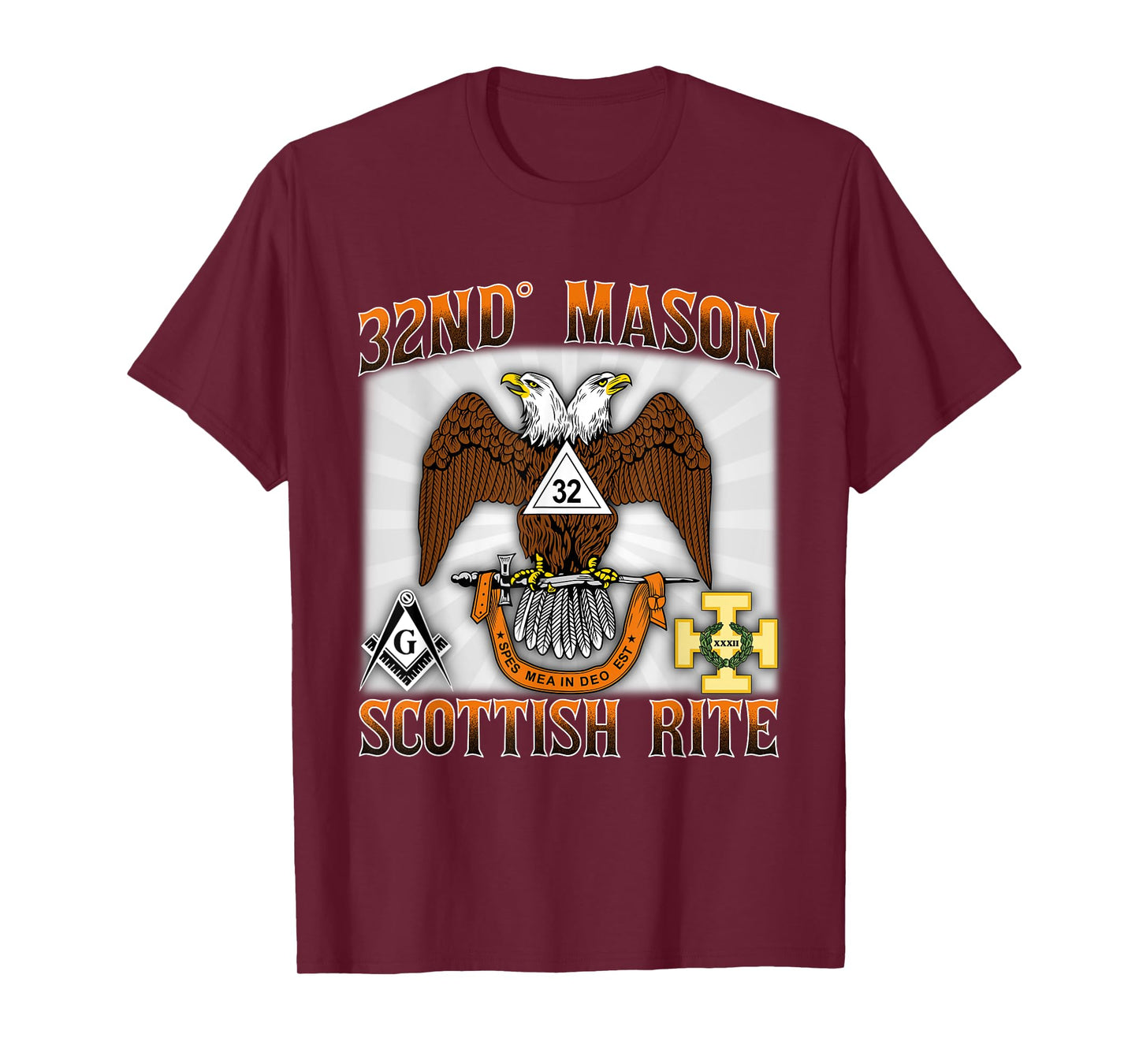 Scottish Rite Mason 32nd Masonic 32 AASR WD Valley Old Style T-Shirt