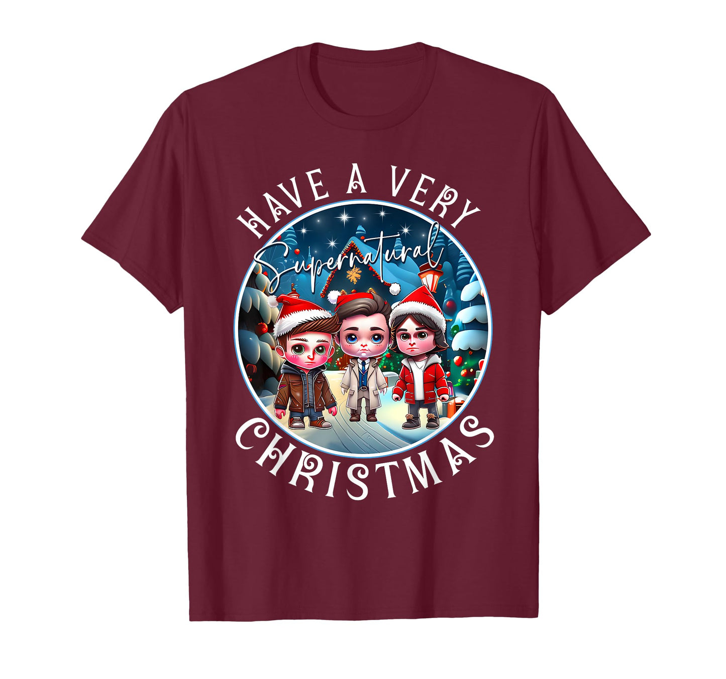 Have A Very SPN Christmas Cute Chibi T-Shirt