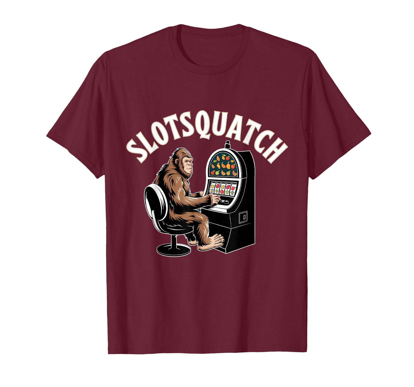 Sasquatch Slot Machine Bigfoot Slots T-Shirt