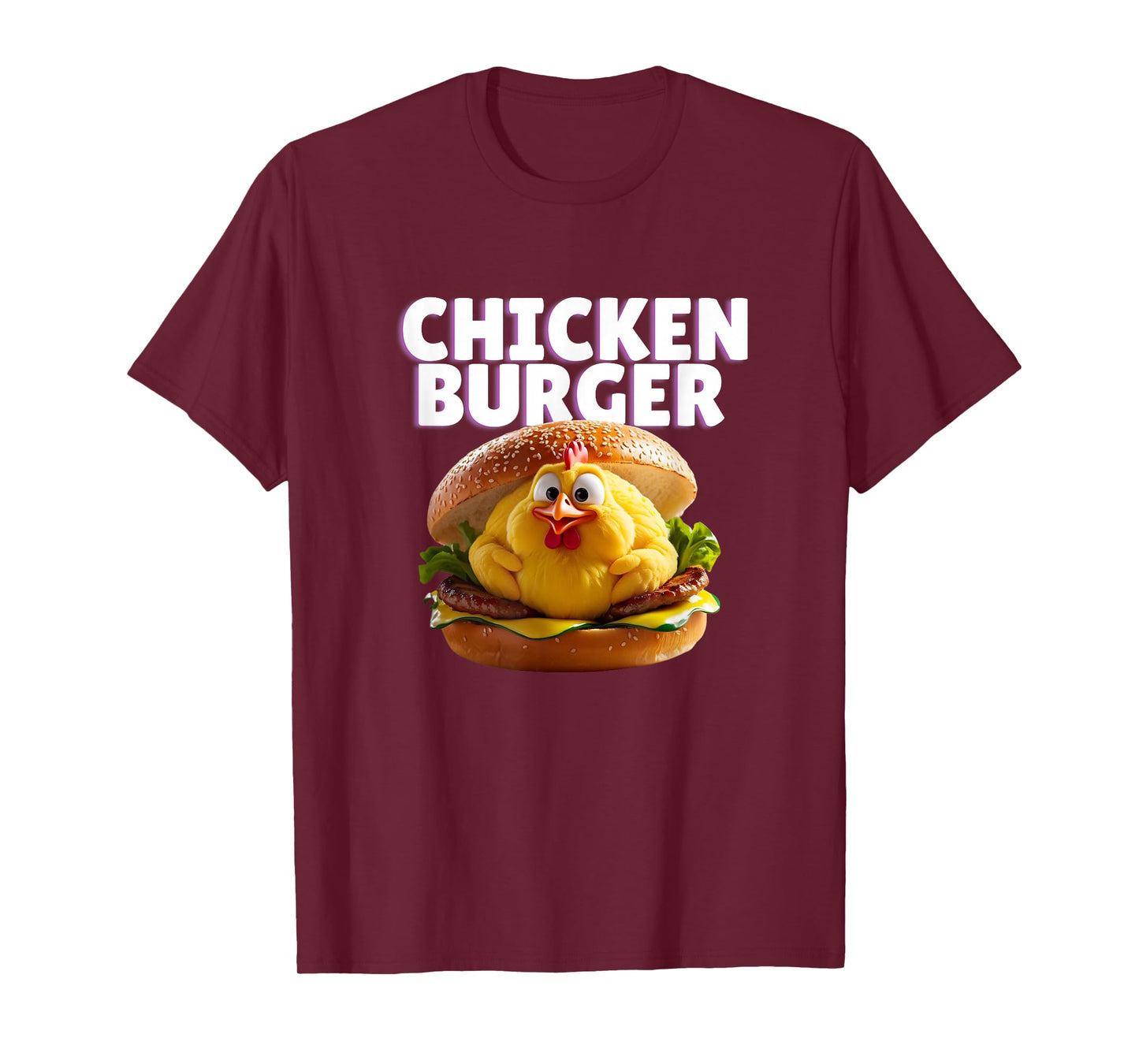 Chicken Burgers Finger Licking Chickens T-Shirt