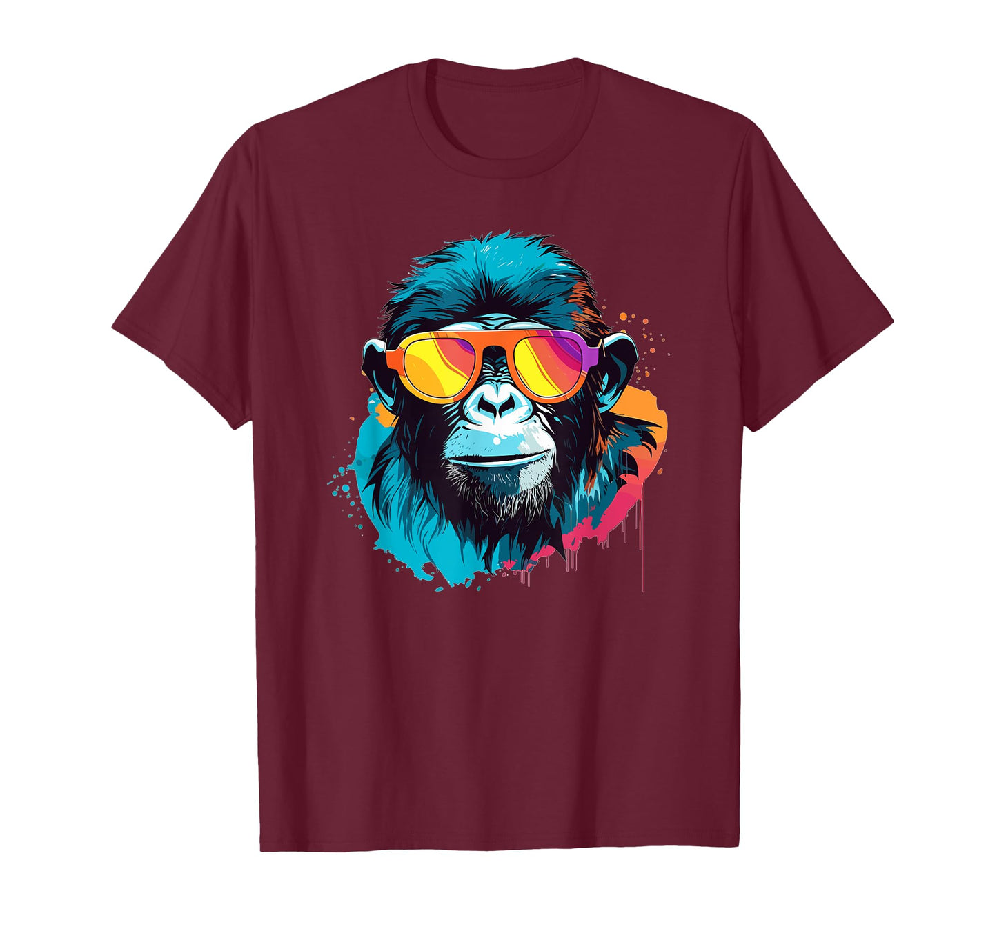 Chill Monkey with Sunglasses Swag T-Shirt