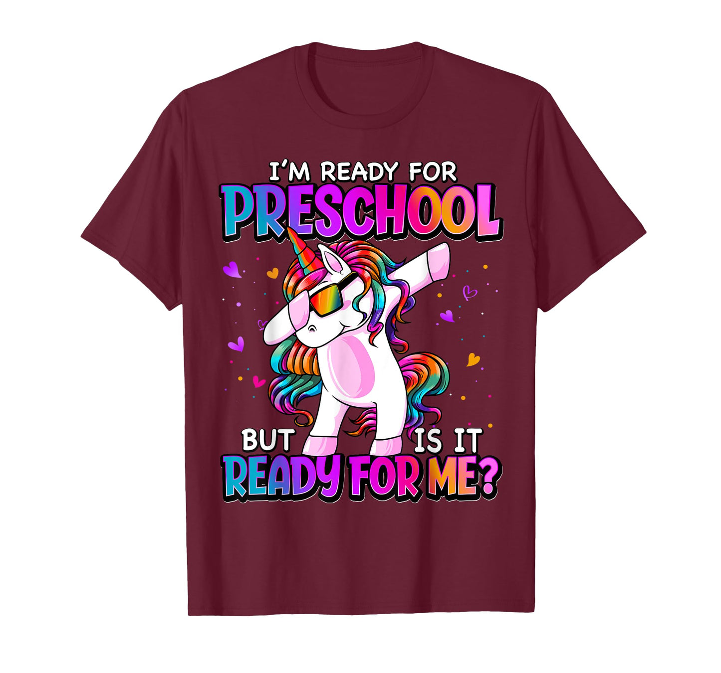 I'm Ready For Preschool Shirt Back To School Preschool Girls T-Shirt