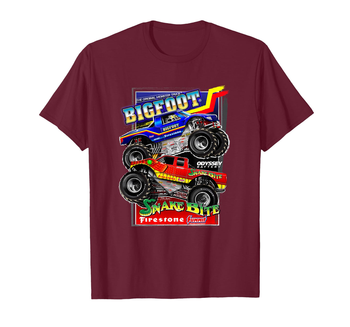 BIGFOOT vs. SNAKE BITE (modern) T-Shirt