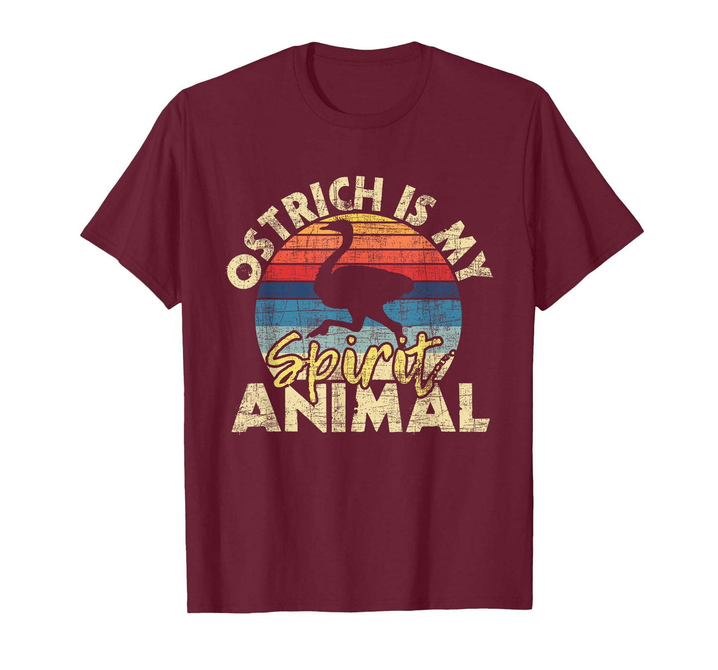 Ostrich Is My Spirit Animal - Zookeeper Animal Lover T-Shirt