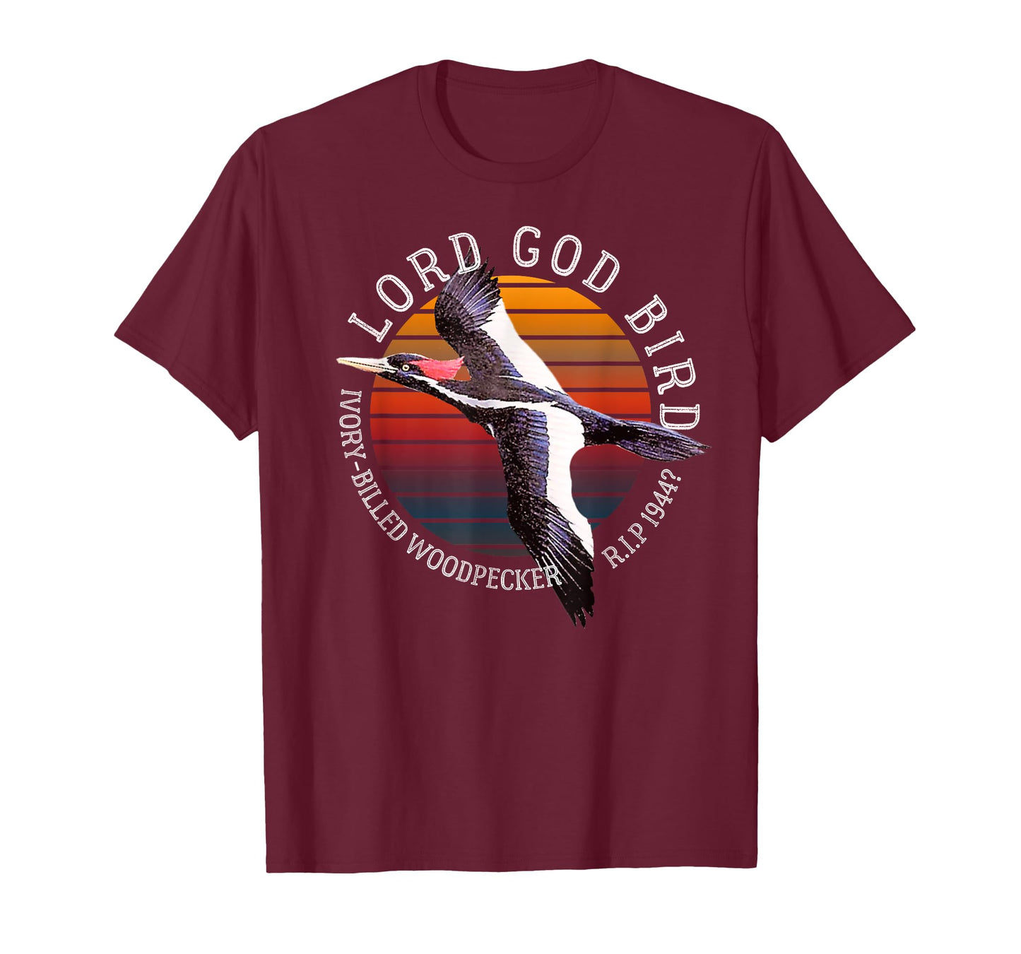 Lord God Bird Ivory-Billed Woodpecker Cryptid Extinct 1944? T-Shirt