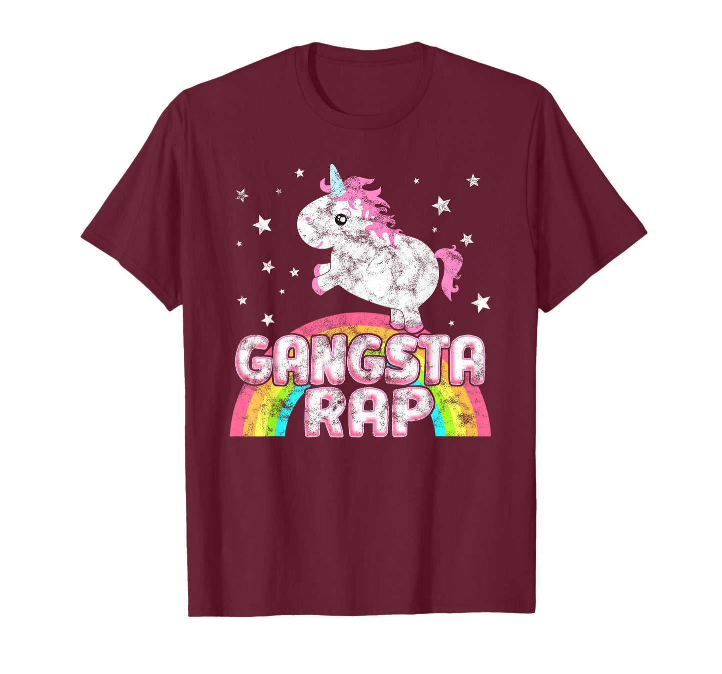 Funny Ironic Cool Unicorn Gangsta Rap Music Festival T-Shirt T-Shirt