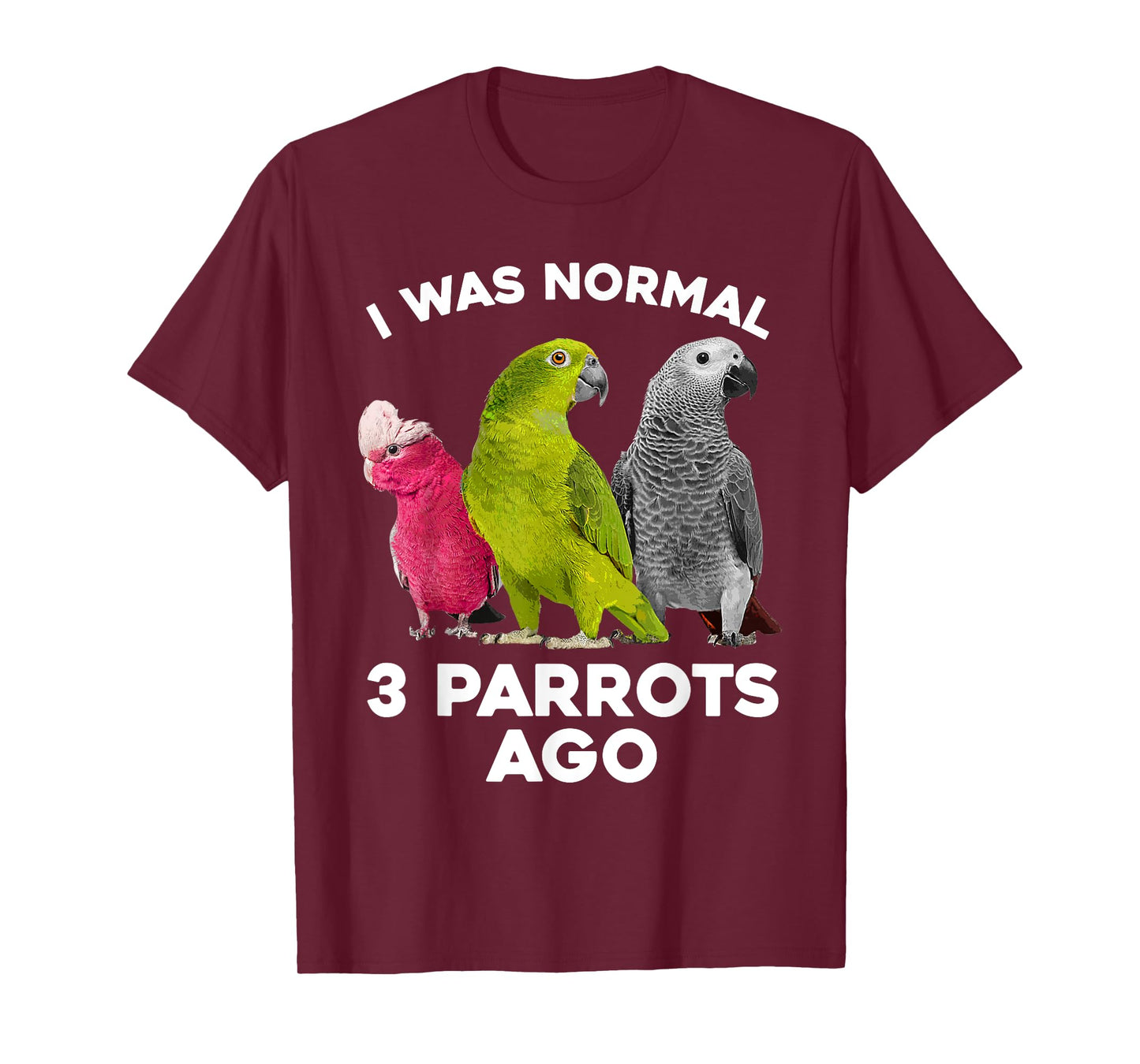 Cool Parrot Design For Men Women Macaw Bird Parrot Lover T-Shirt