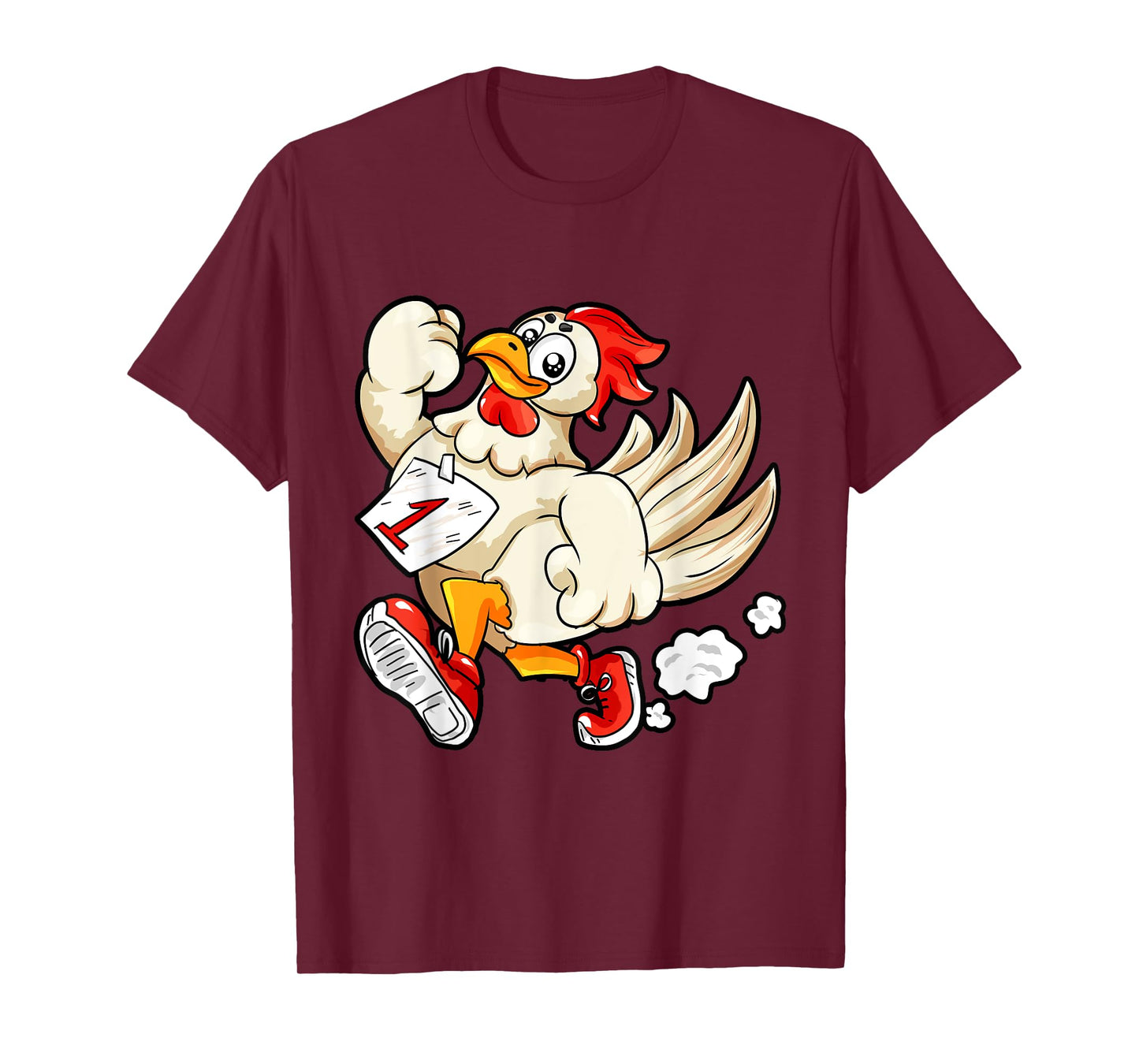 Marathon runner | running chicken motivation sport humor T-Shirt