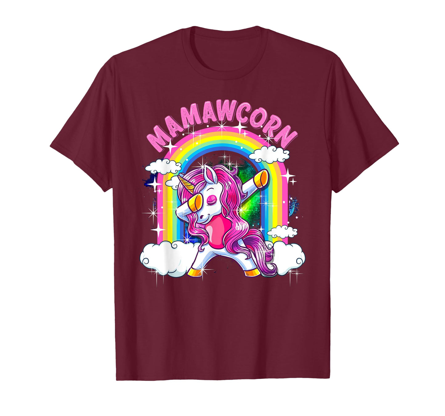 Mamawcorn Shirt Dabbing Unicorn Cute Mamaw Gifts T-Shirt