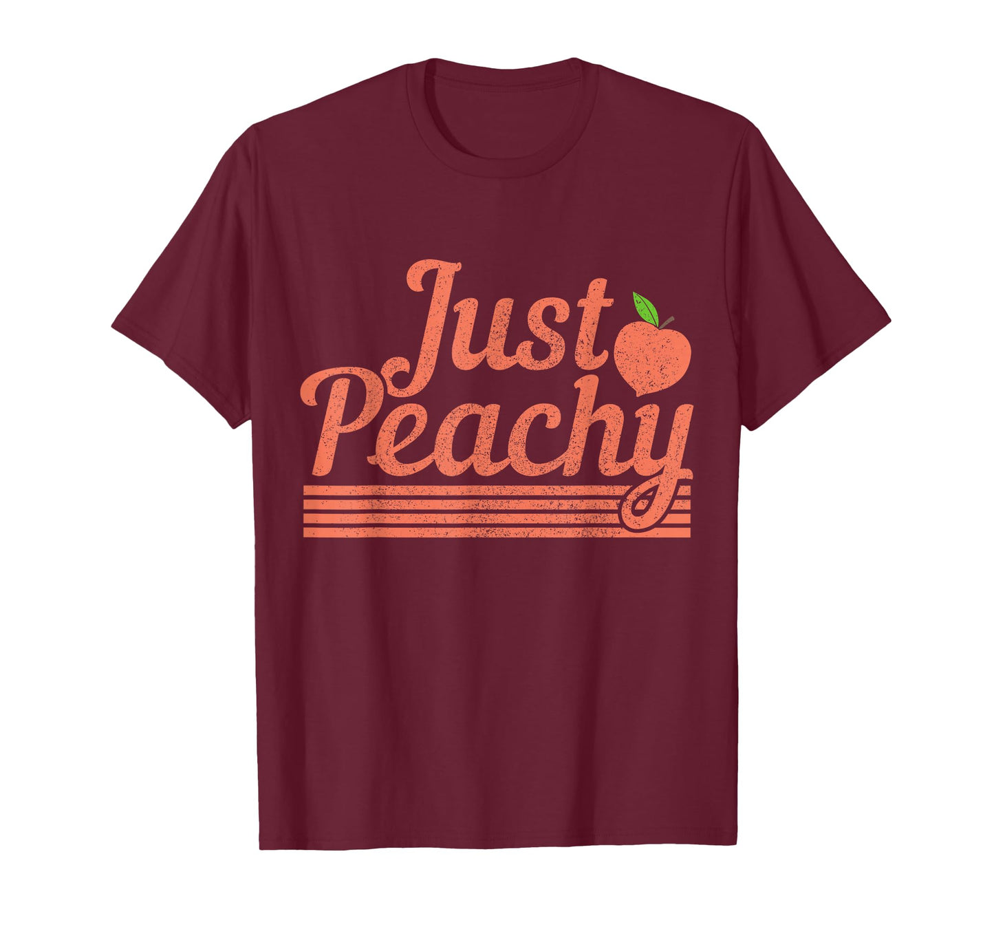 Georgia The Peach State Peachy Funny Vintage Pride T-Shirt