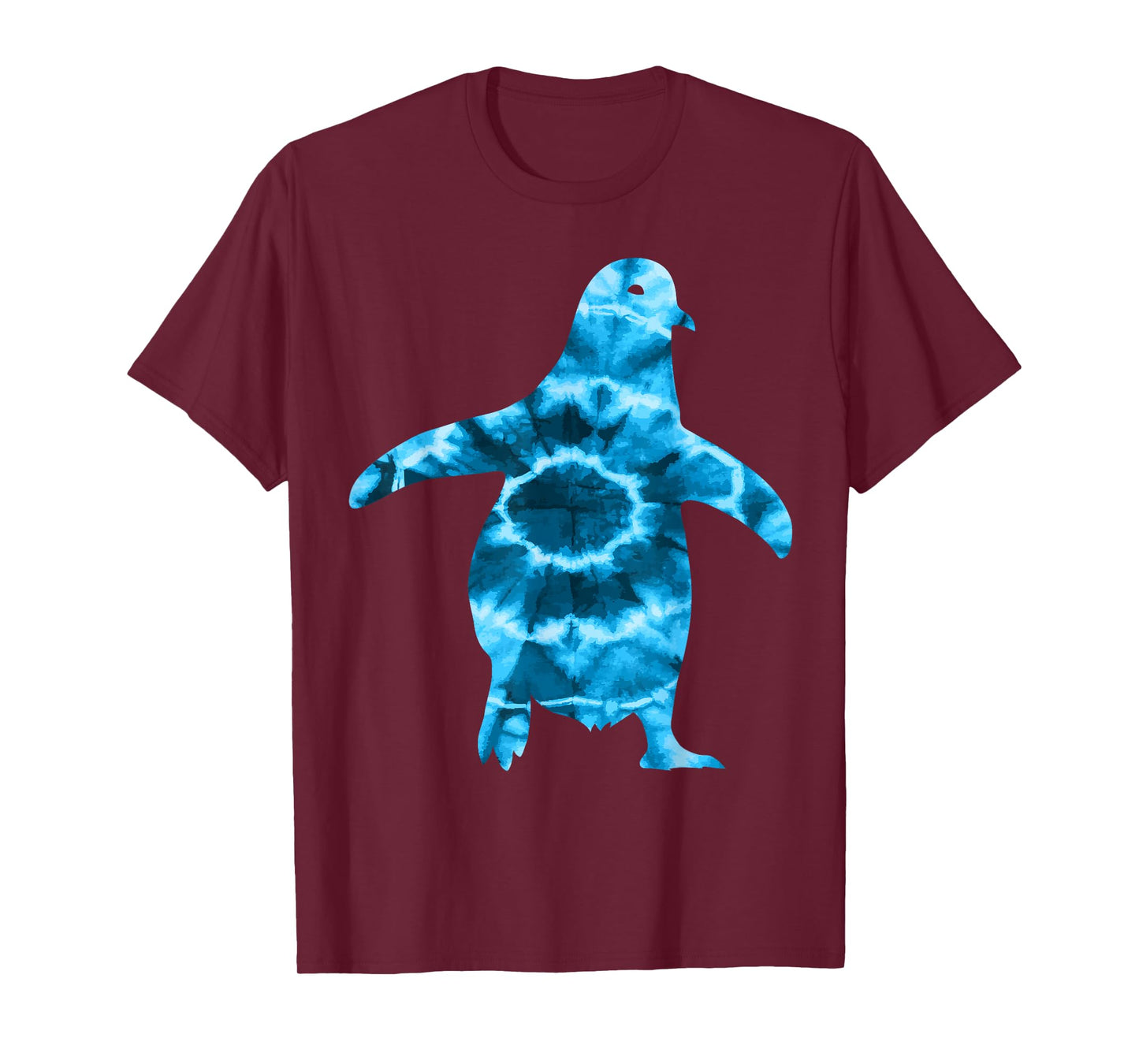Cool Penguin Lover Apparel Unisex-Adults Black Tie-Dye T-Shirt