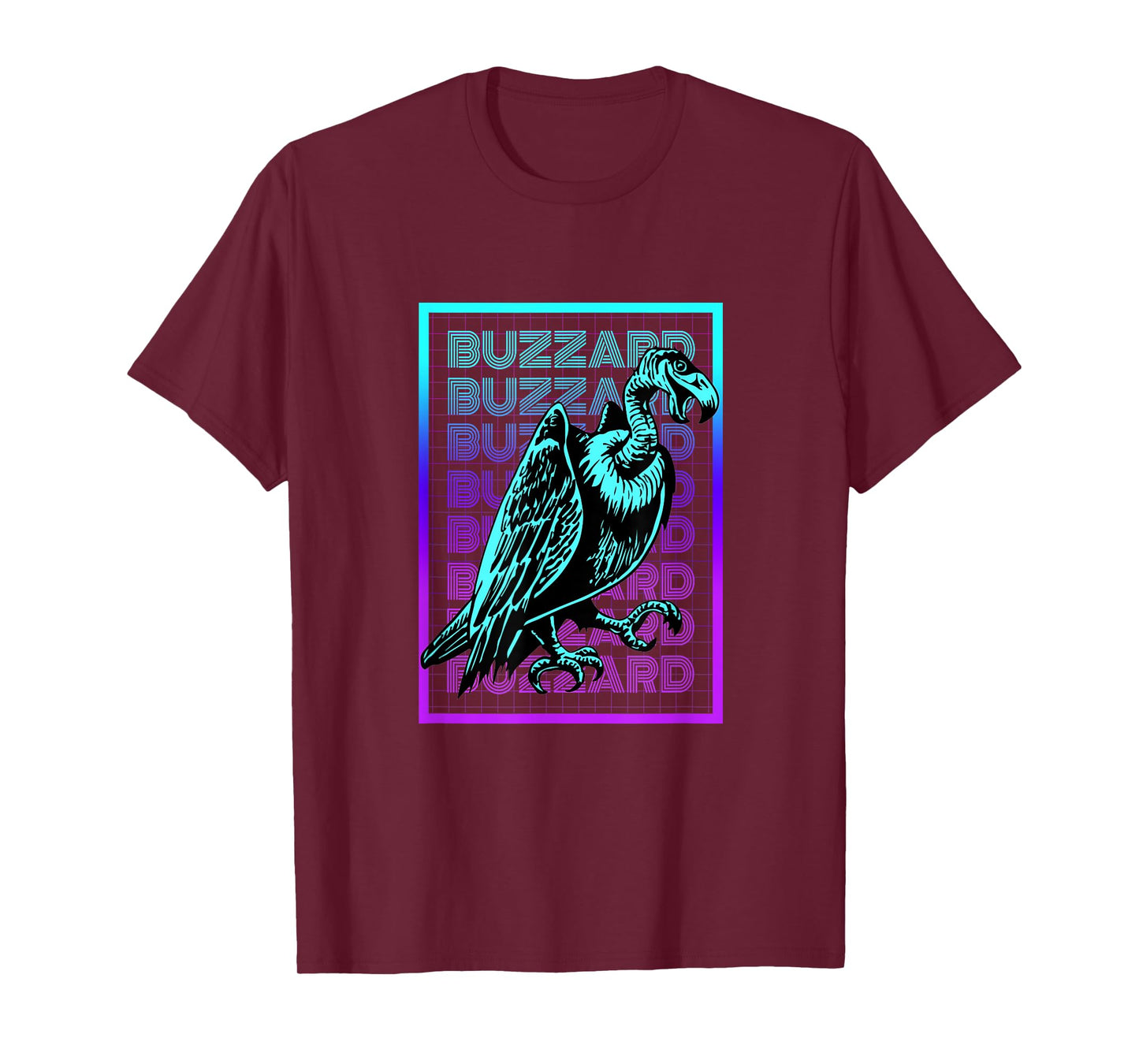 Buzzard Bird Vintage Retro Buzzard T-Shirt