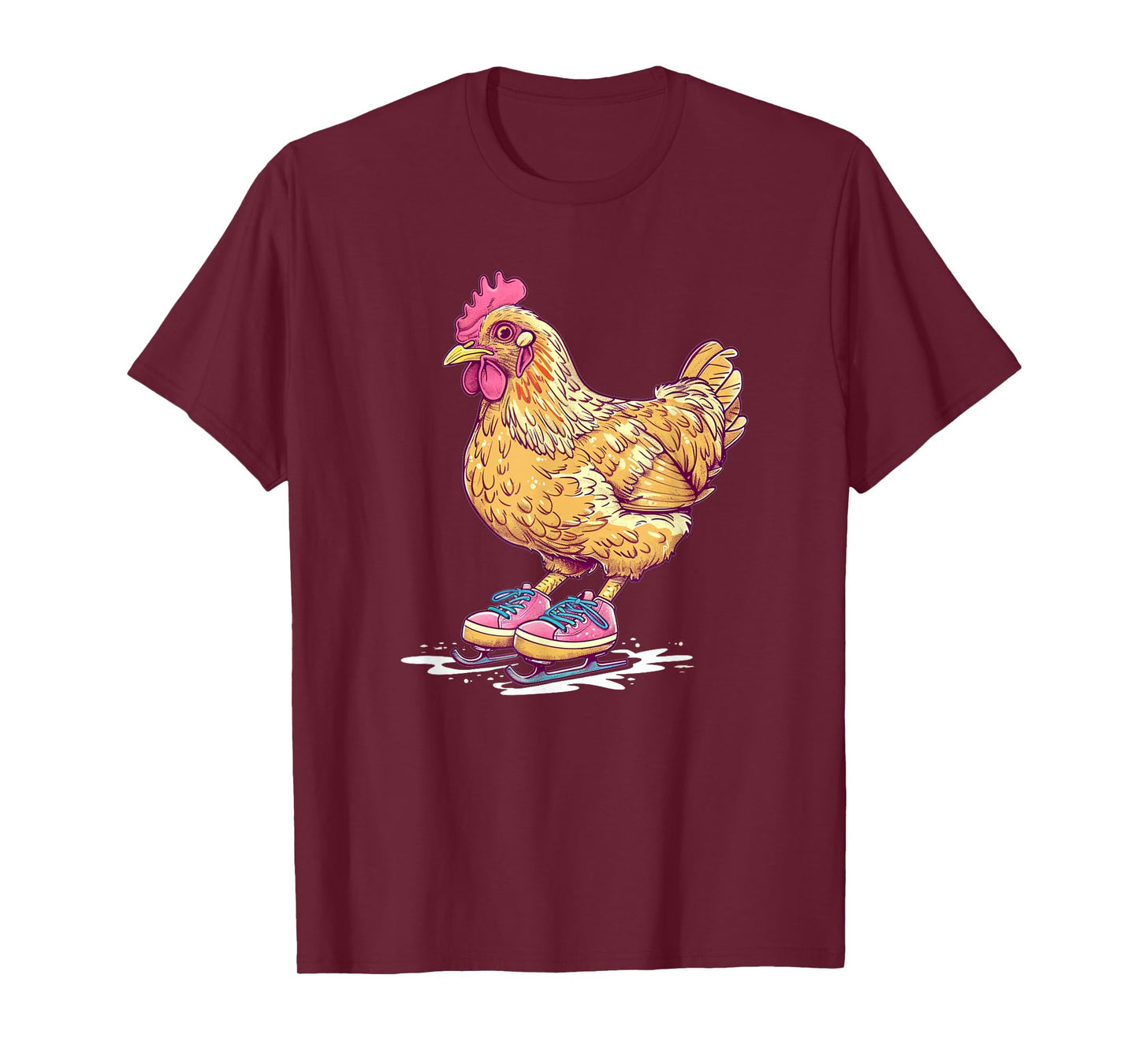 Fun Ice skating Shoes Animal Outfit T-Shirt