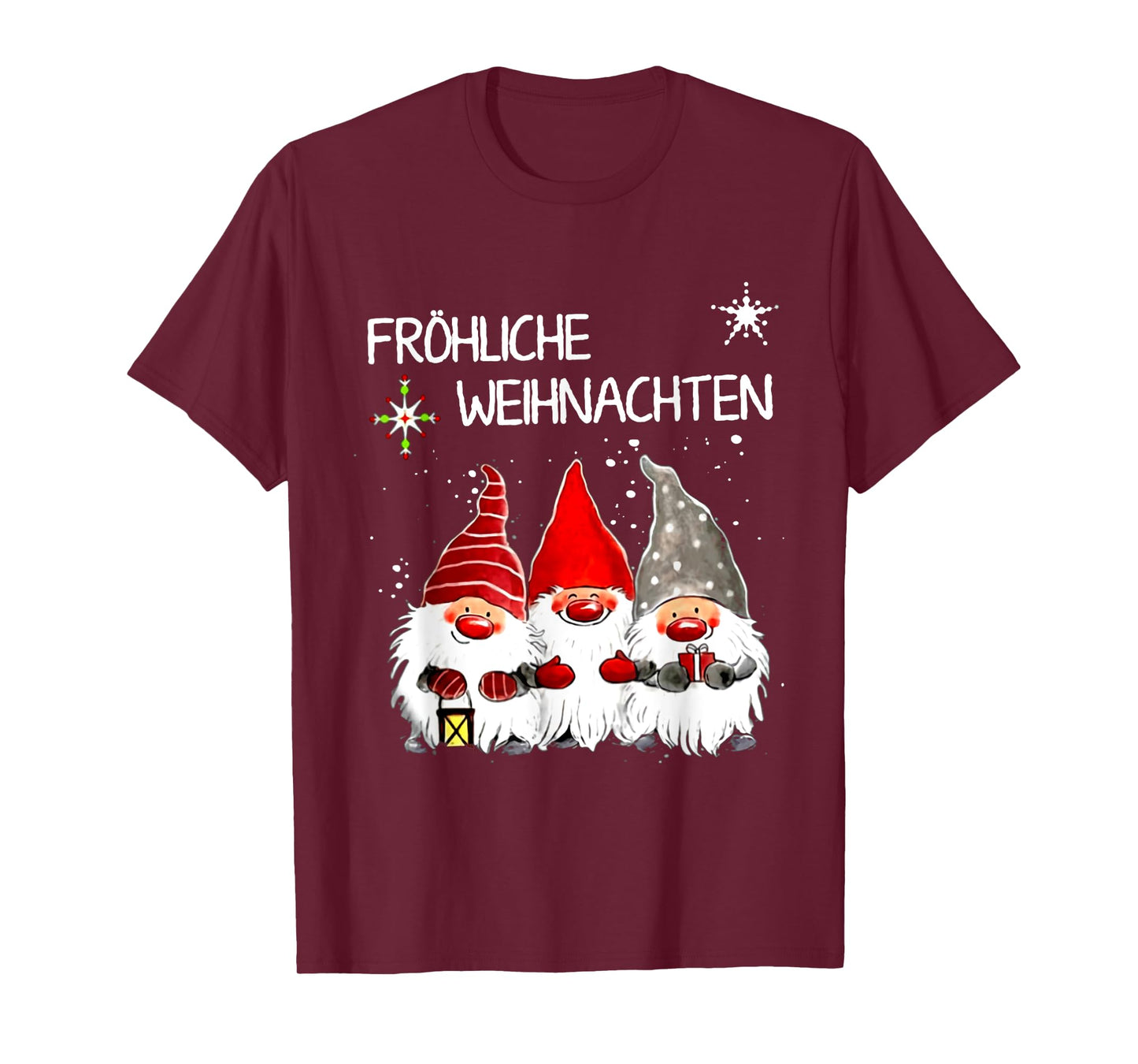 Gnomes Frohliche Weihnachten Funny Christmas T-Shirt