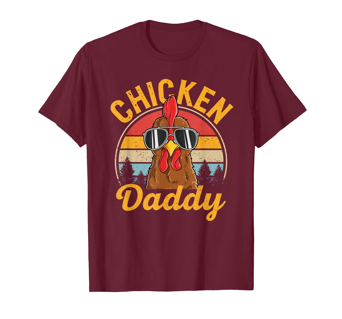 Chicken Daddy Men Farmer Funny Hen Chicken Dad T-Shirt