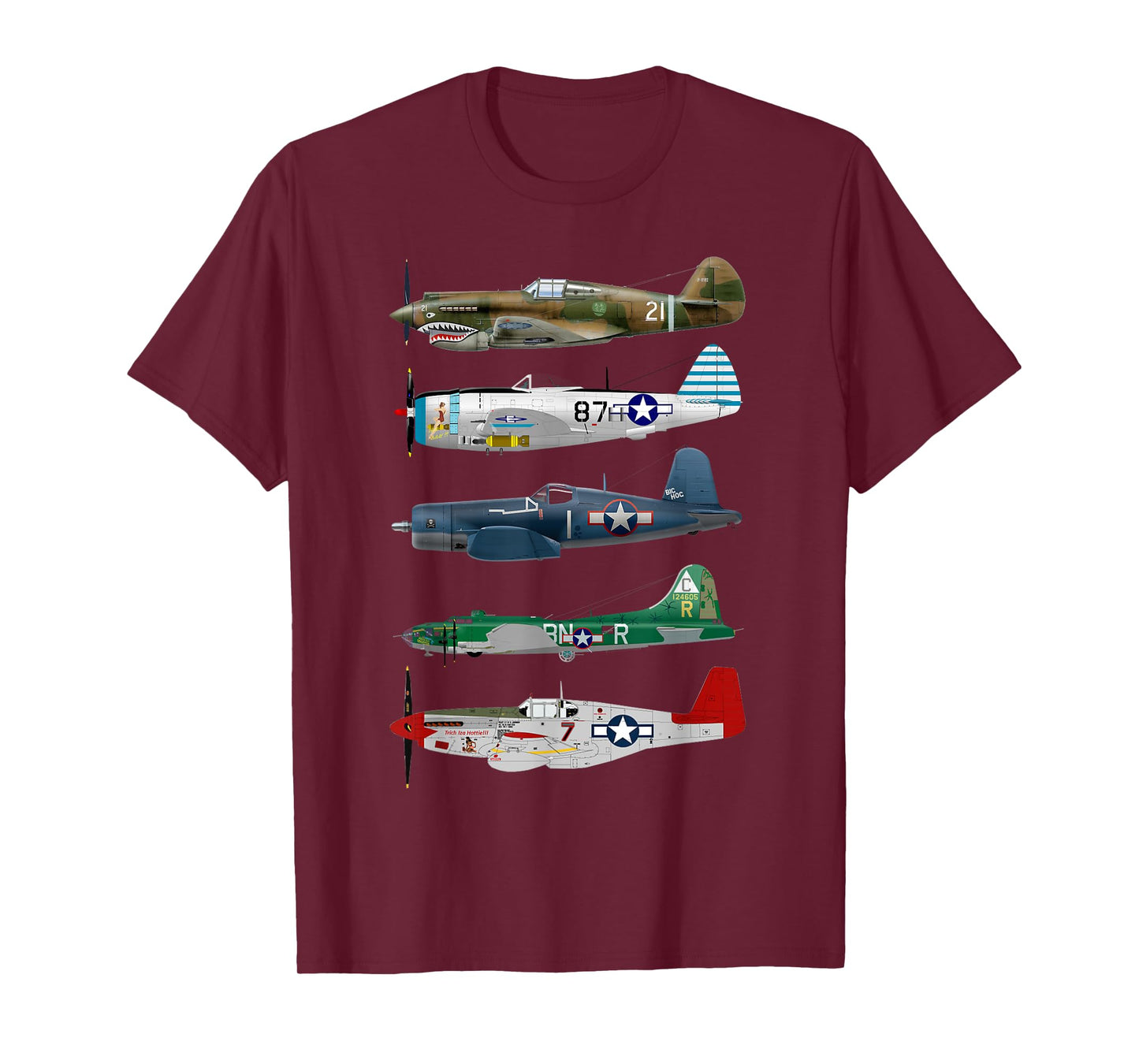 WW2 Planes Warbirds Warplanes T-Shirt