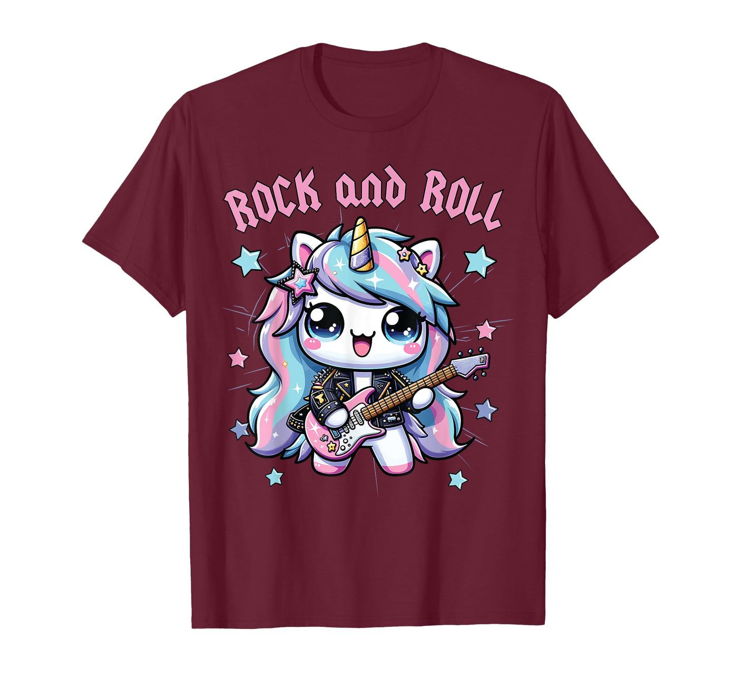 Girls Rock, Unicorn Rock Star, Unicorn Girls Rock and Roll T-Shirt