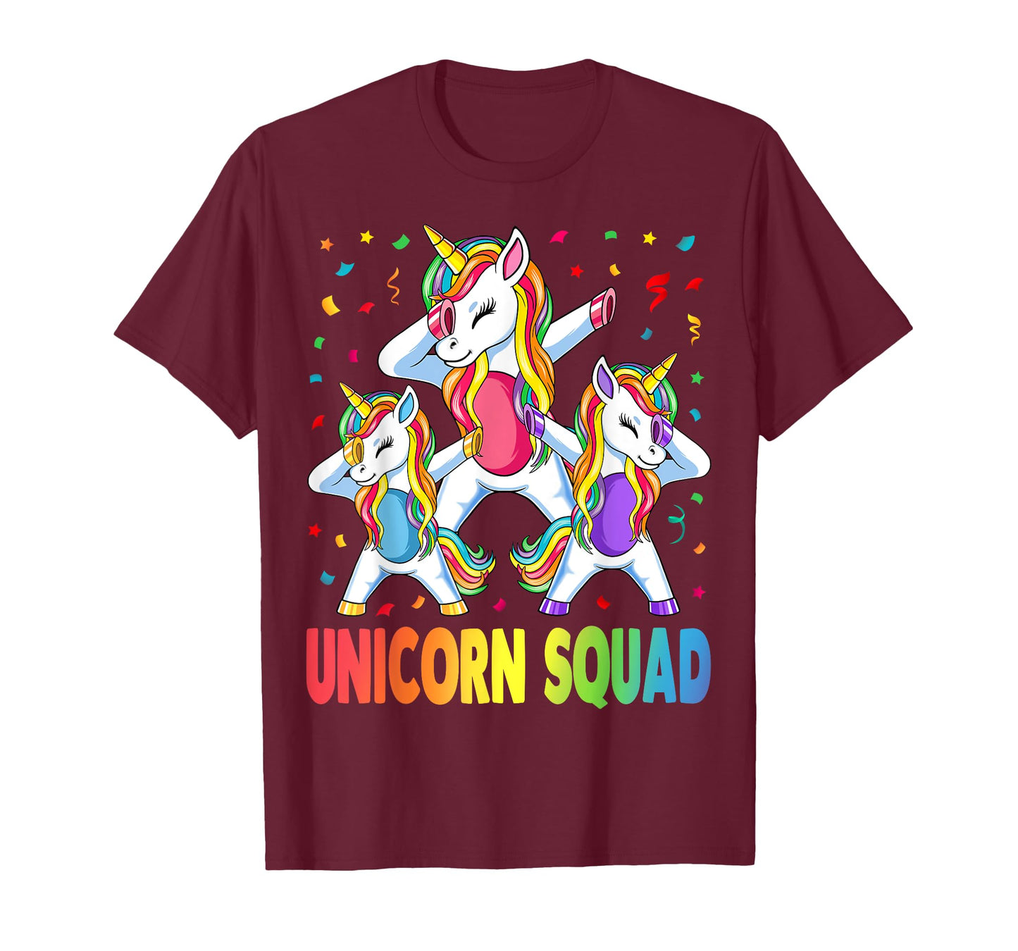 Unicorn Squad Shirt, Unicorn T-Shirt Gifts T-Shirt, Black