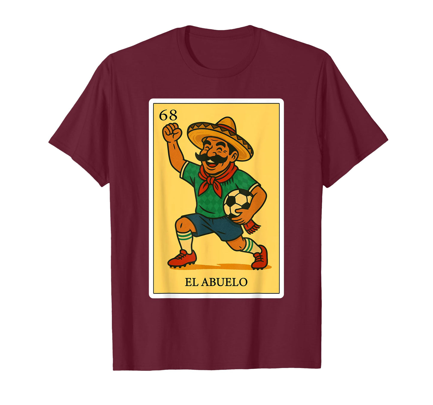El Abuelo Futbolero | Spanish-Mexican Bingo Gifts for Abuela T-Shirt
