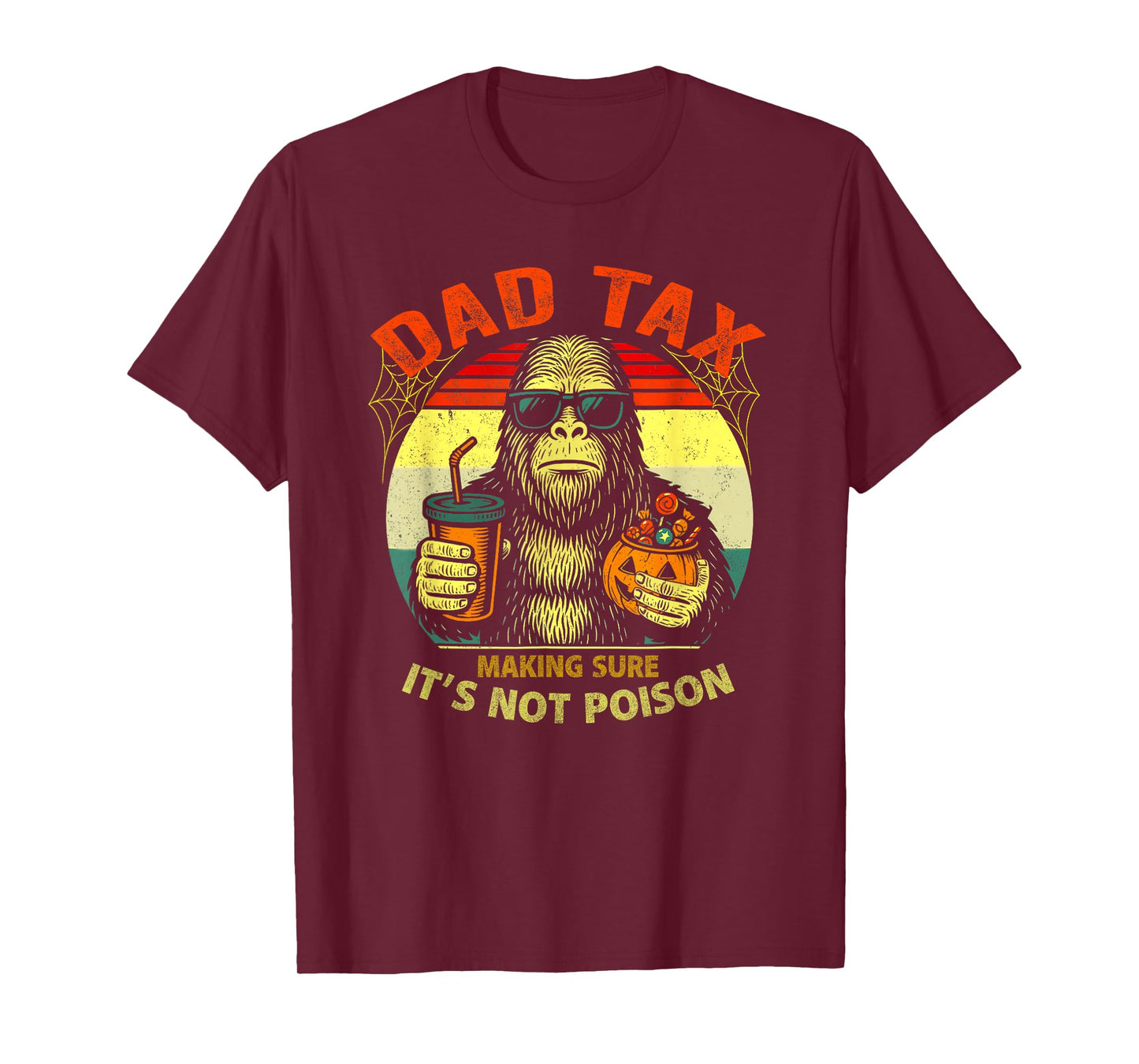 Skeleton Papa Halloween Dad Tax Making Sure Not Poison T-Shirt