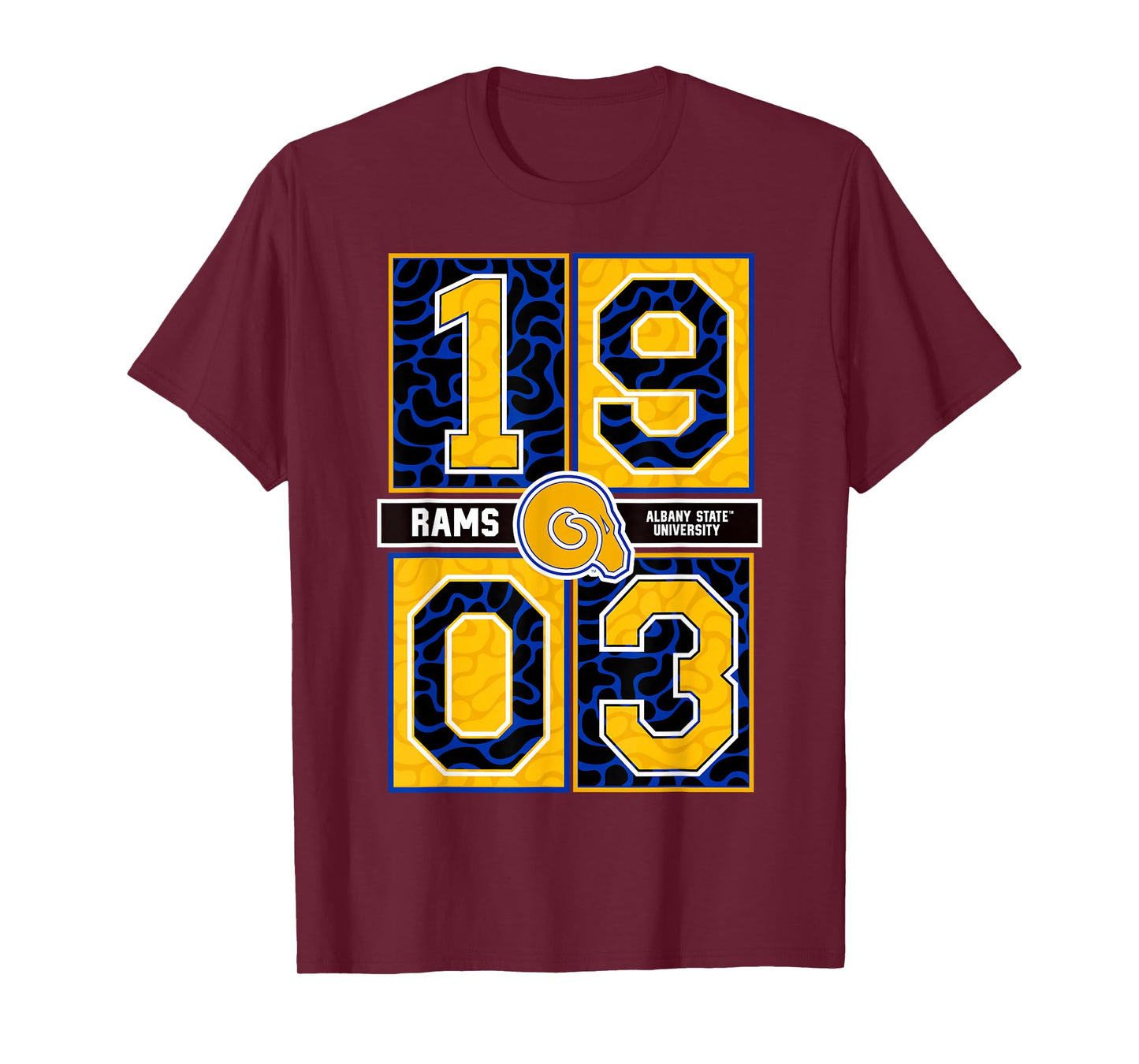 Albany State University - Rams Concrete Date HBCU T-Shirt