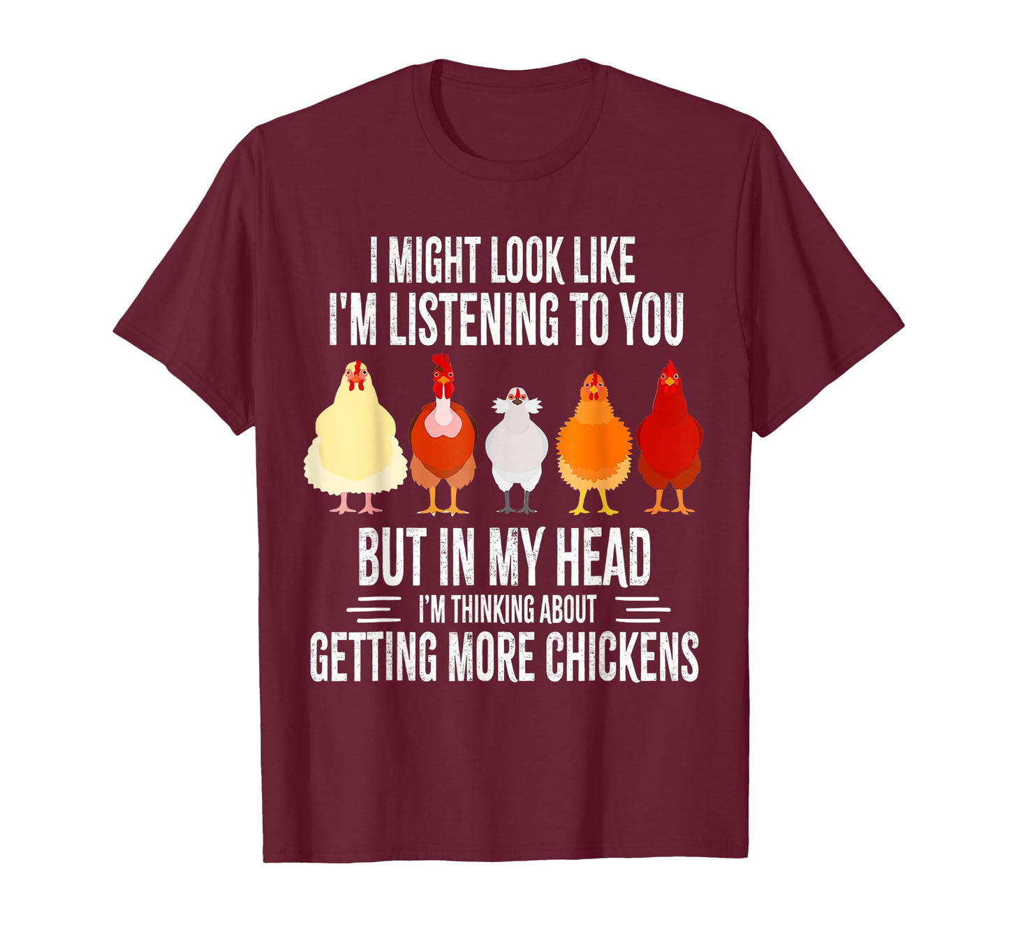 Funny Chicken Farmer design women men getting a lot chickens T-Shirt